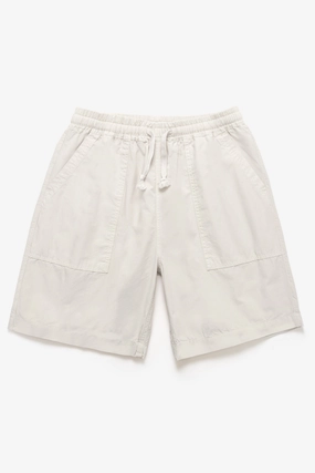 Service Works - Poplin Chef Shorts - Salt warm tones