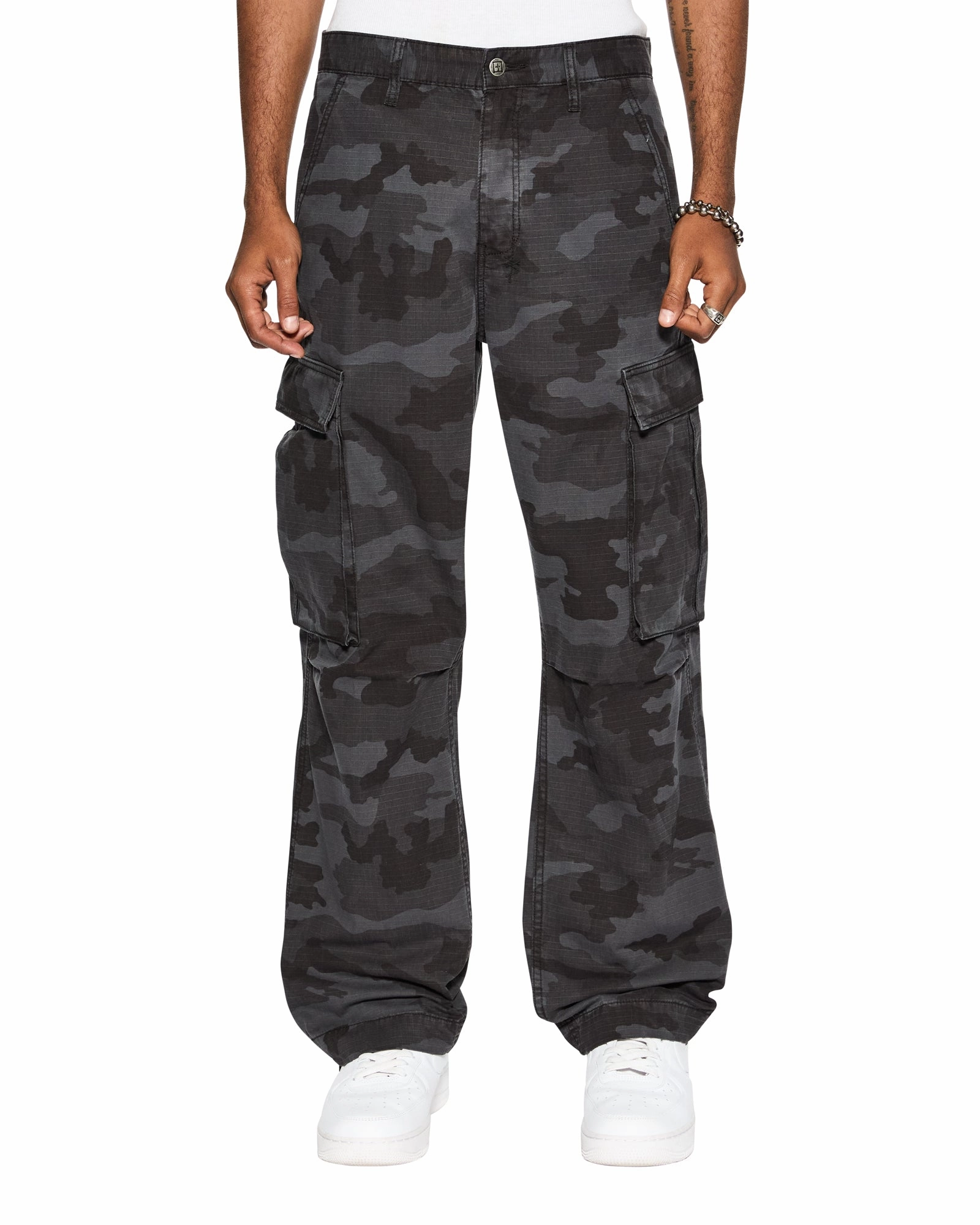 Comfort Waist FUGITIVE CARGO BLACK CAMO