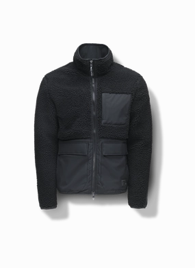 NonIrritatingLining Comfortable lining Kepler Men's Berber Zip Front Sweater