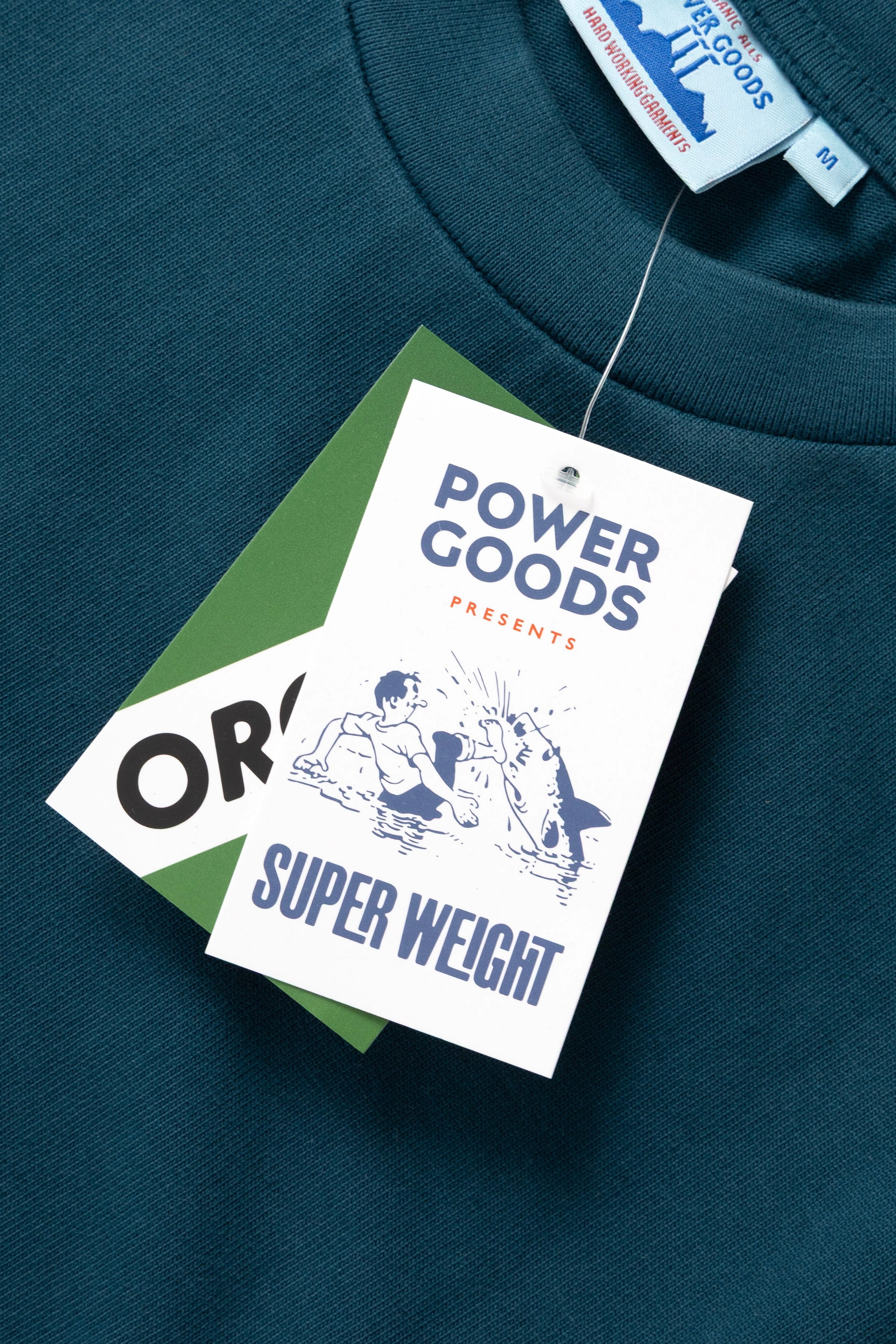Edgy Casual Active Wear Power Goods - Super Weight T-Shirt - Harbour