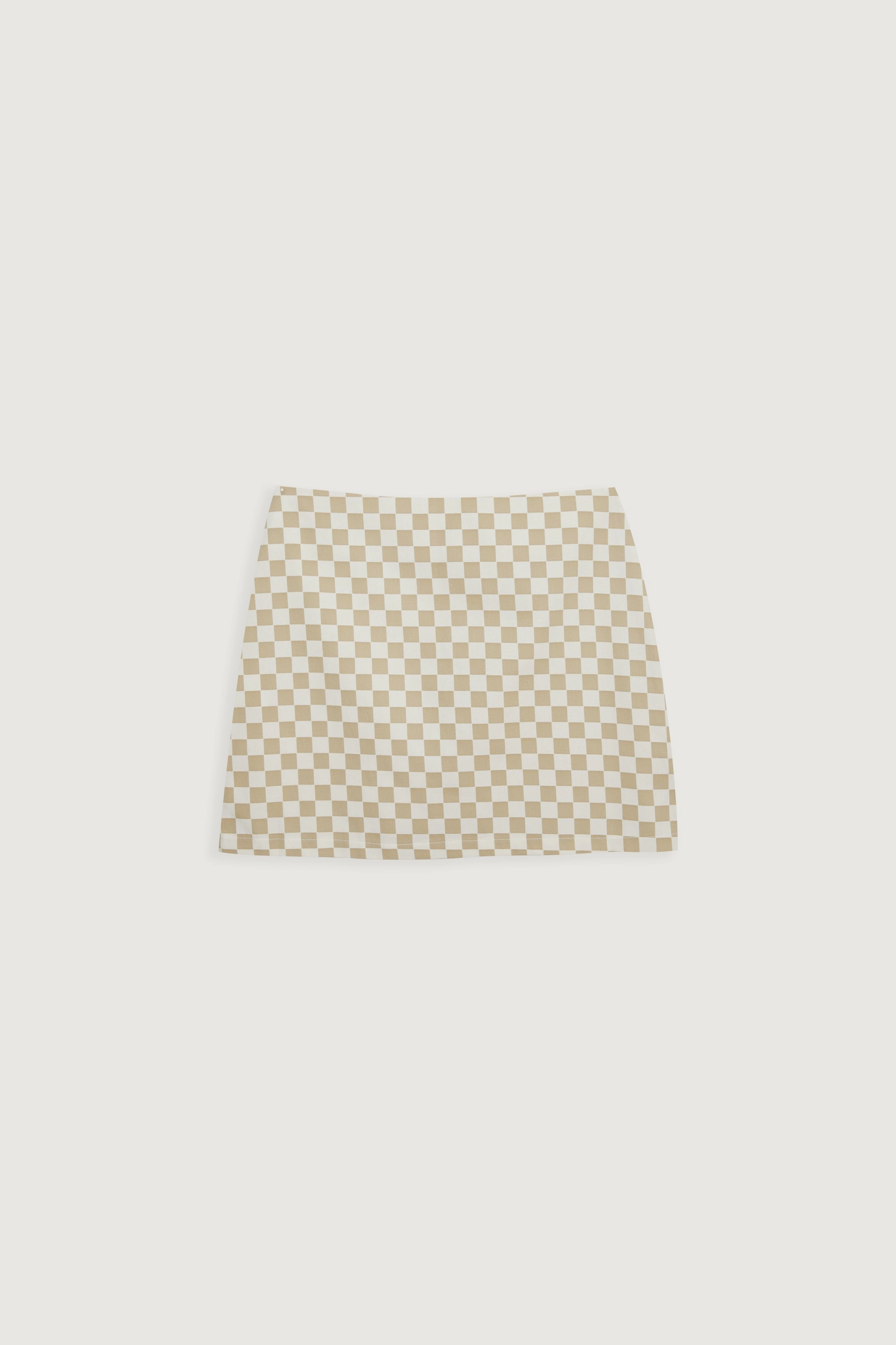 Elegant Look Street Ready GINGHAM MINI SKIRT