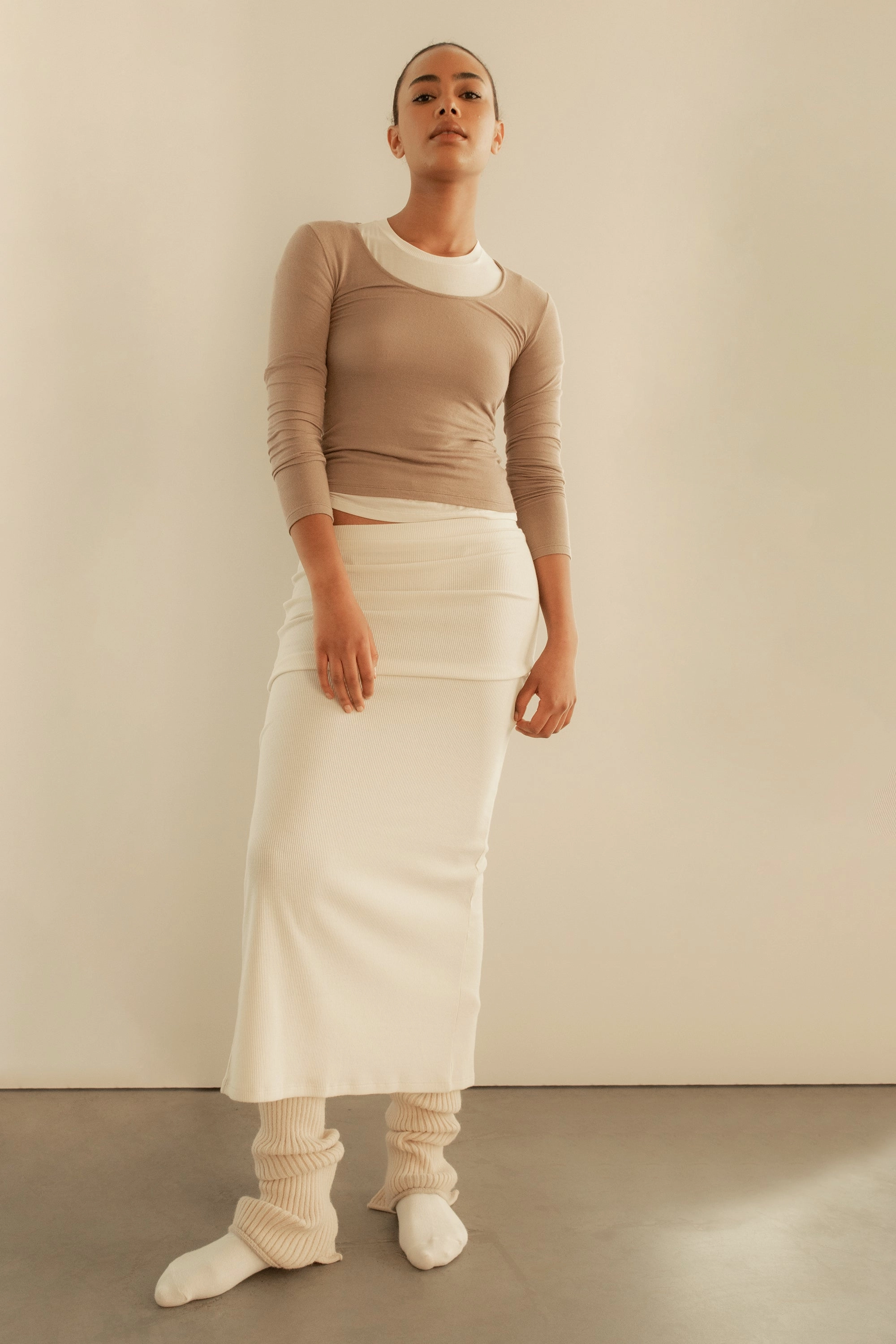 KNIT MAXI SKIRT Sporty Edge