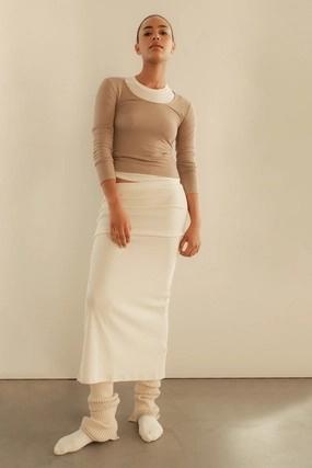 KNIT MAXI SKIRT Smart Look Everyday Comfort