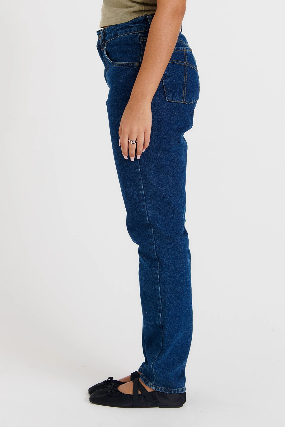 Weekend Getaway Luxury Beach Day City Approved Organic Cougar Mom Jeans Indigo