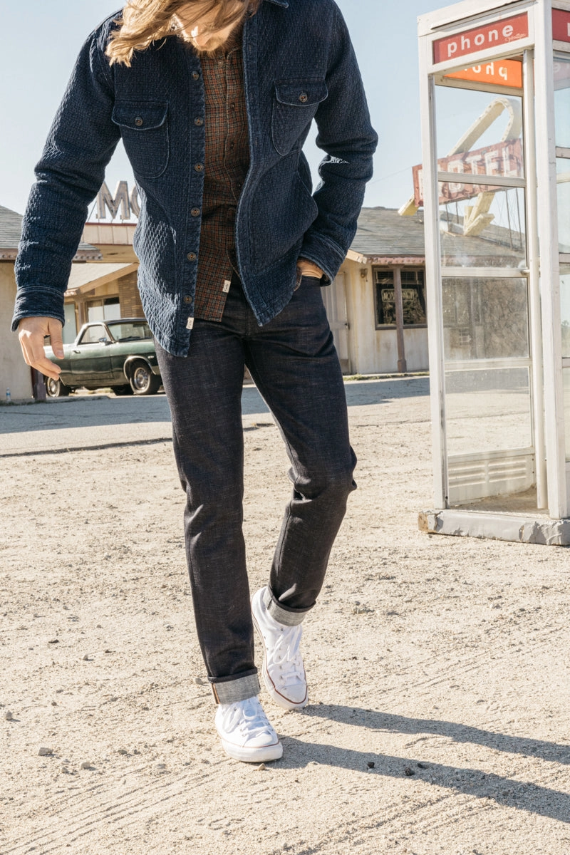 Creative Look Work Ready Lightweight The Pen Slim etched - Classic Raw 13oz Selvedge