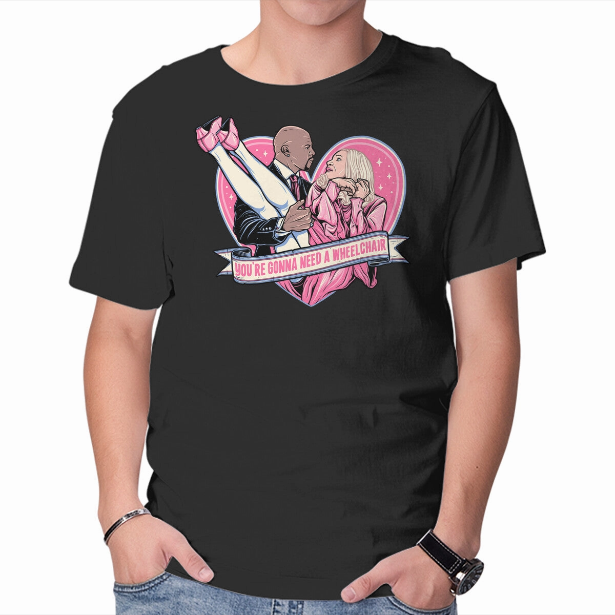 MicroPiqueKnit Cool and Chic Gonna Need A Wheelchair