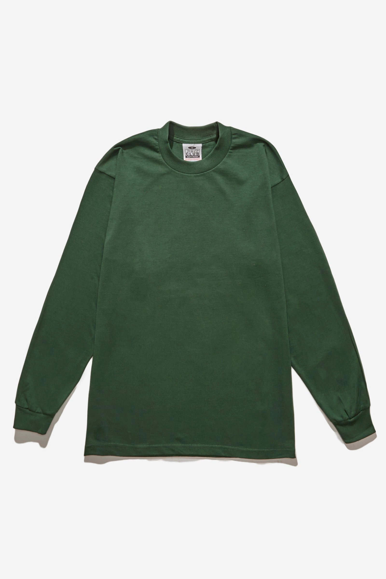 Outdoor Essentials Pro Club - Heavyweight Long Sleeve T-Shirt - Forest Green