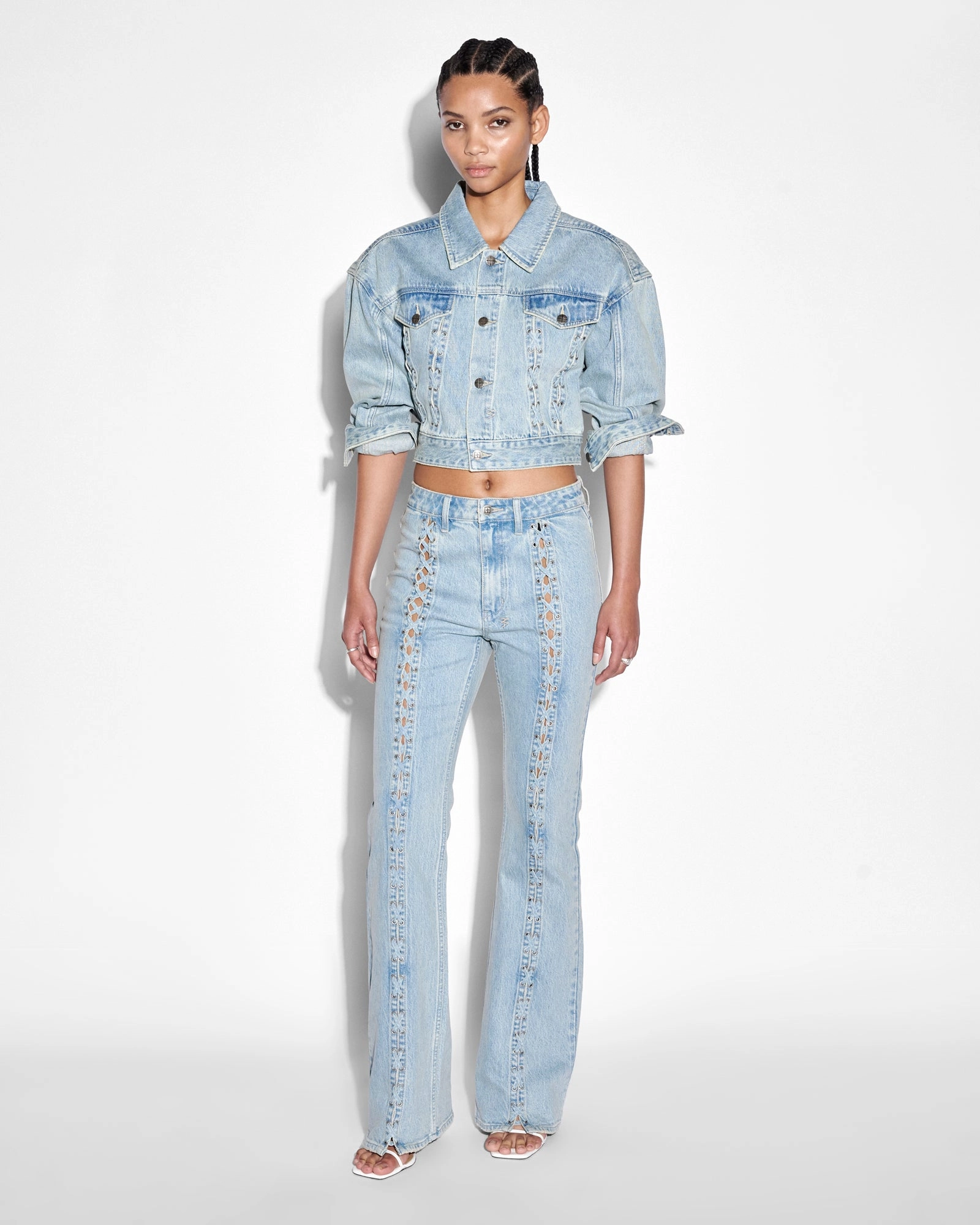 BILLIE JACKET DOVE LACED Many Pockets