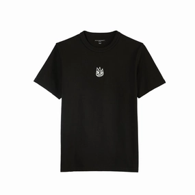 Basic Layer Soft Touch Cult's Heavyweight Short Sleeve Crew Neck Tee "Old English Logo" in Steel