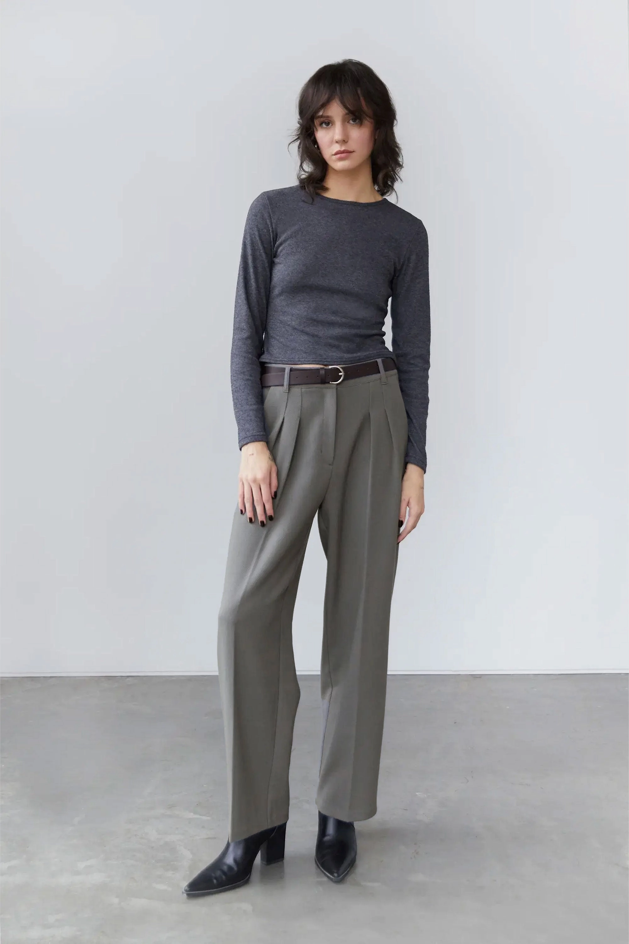 SoftCottonBlend HIGH WAISTED PANT