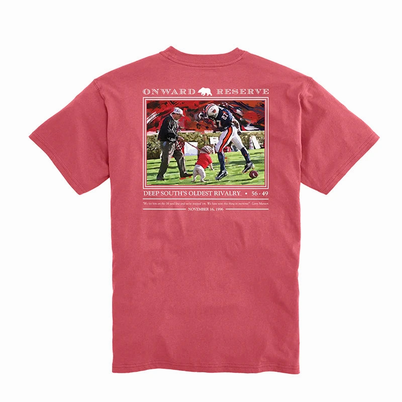 Onward Reserve Deep South??s Oldest Rivalry Tee - Washed Red Casual Essentials Wear
