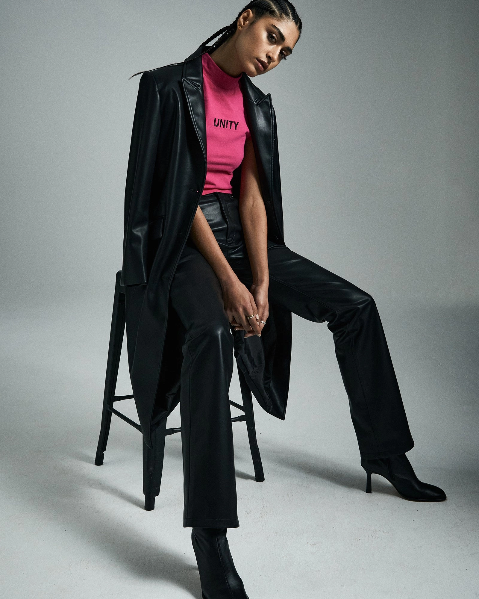 ZEPHYR DUSTER BLACK Stretchable Fabric