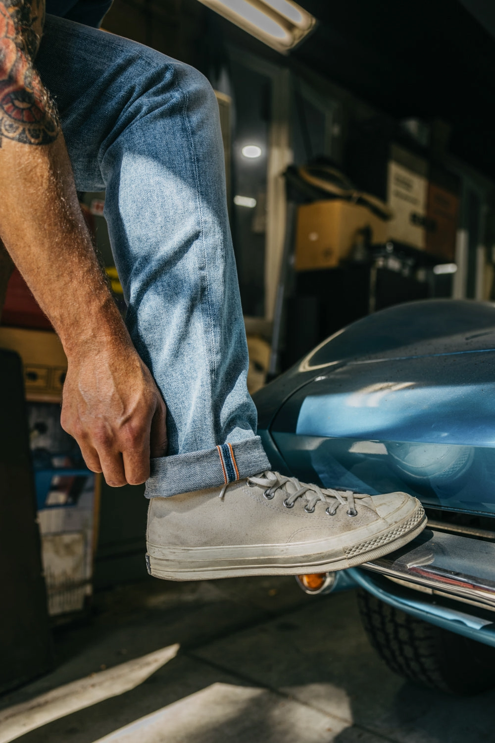 The Pen Slim - Keith 14oz Selvedge Essential Wardrobe Daily Mix