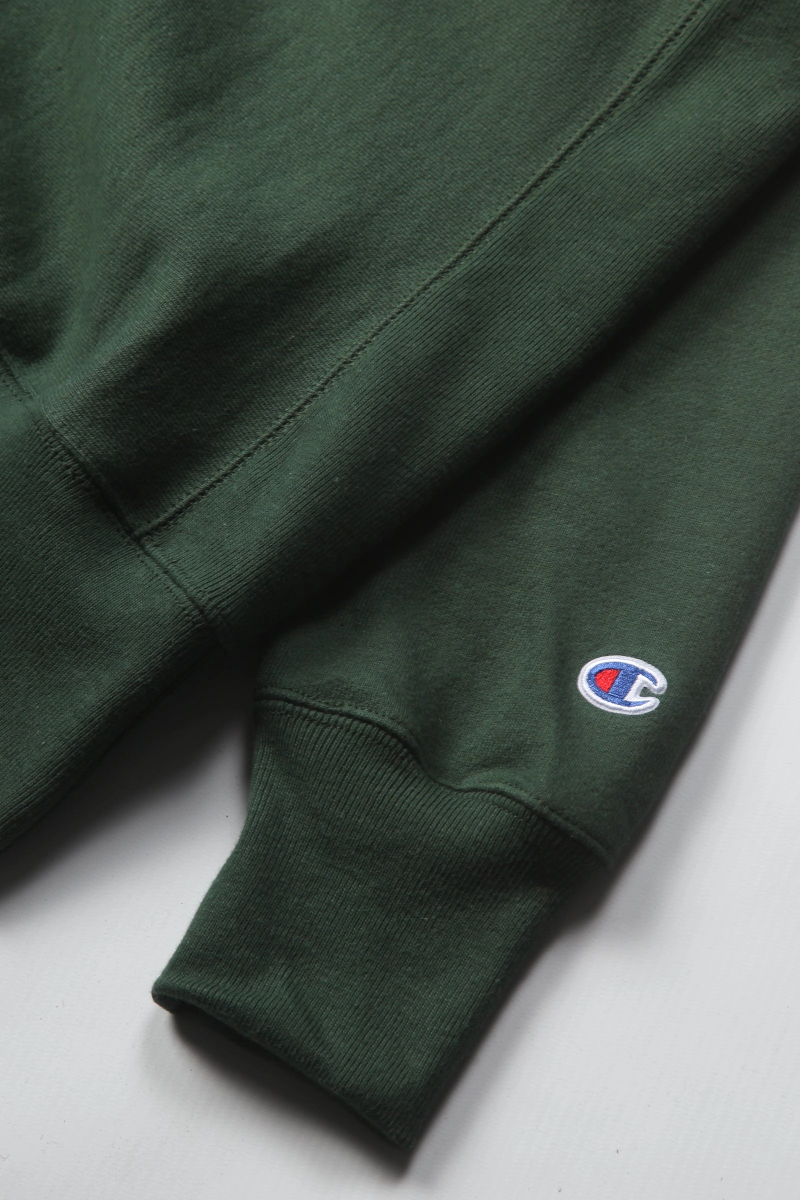 Comfy Wear Fit Champion - 12oz USA Reverse Weave Crewneck - Forest Green