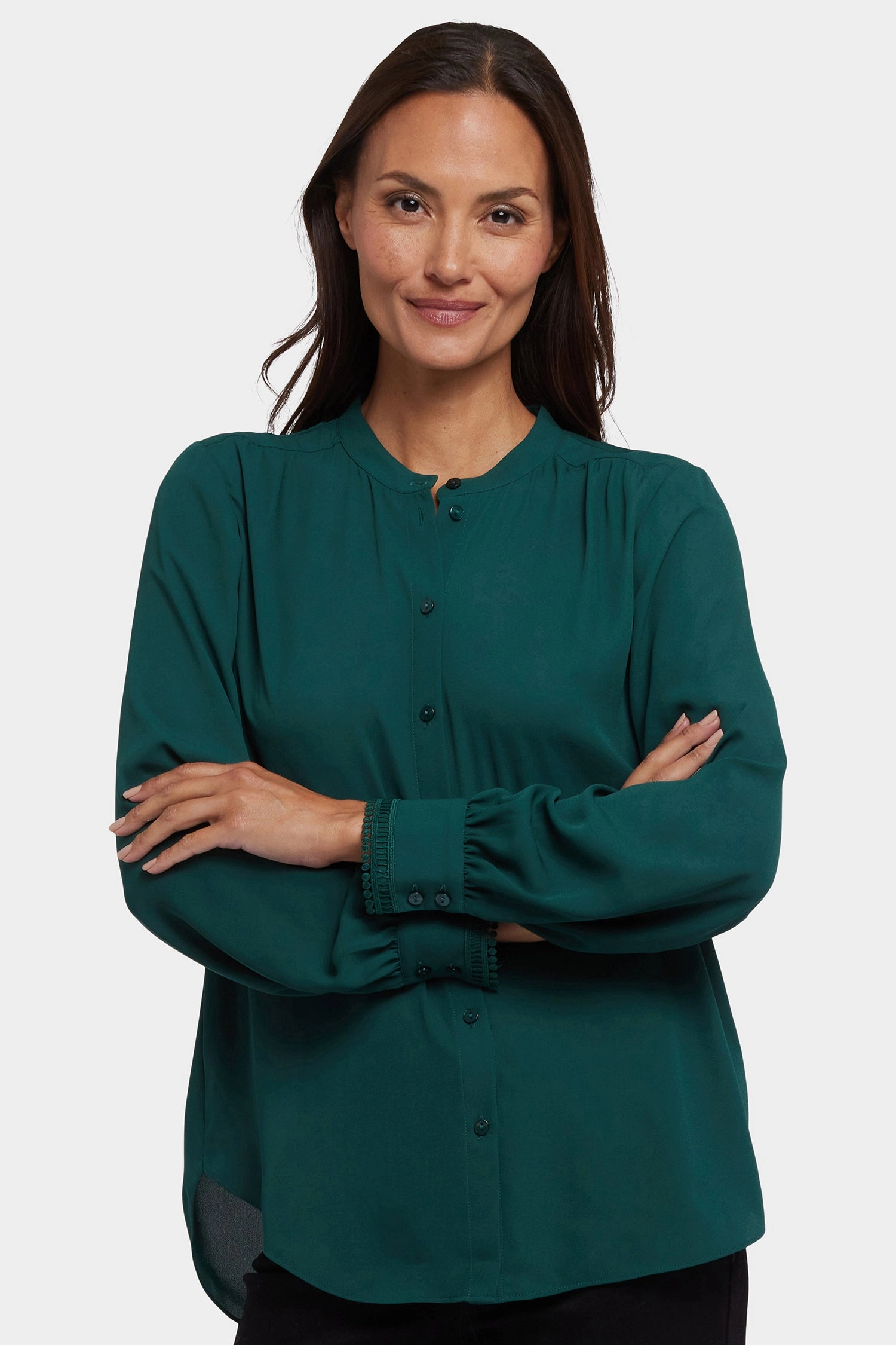 Durable Fabric Janie Blouse - Pine Forest