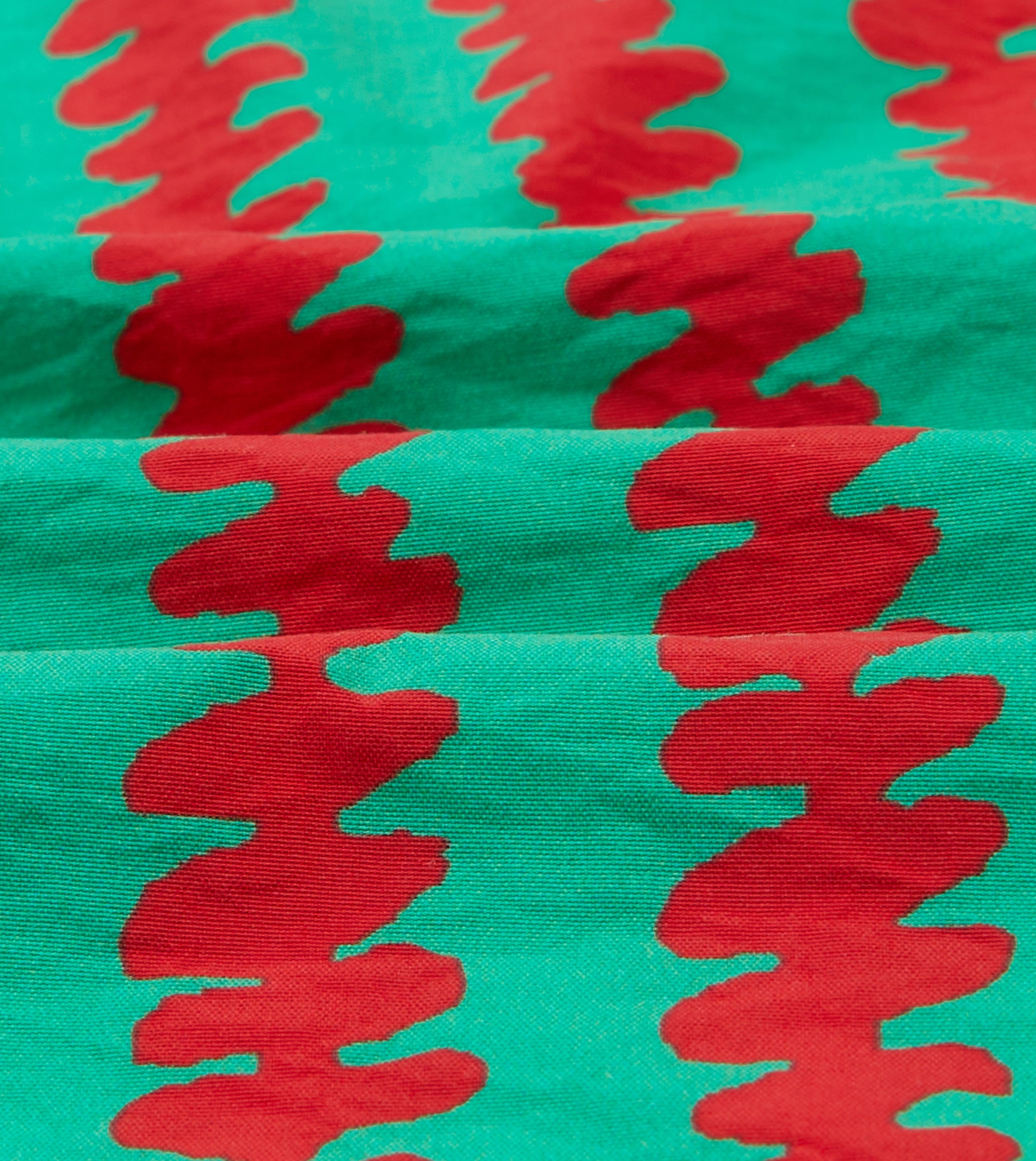 Flexible Movement Cut Wide-leg cut Kelim Stripe Print Nylon Drawstring Swim Shorts