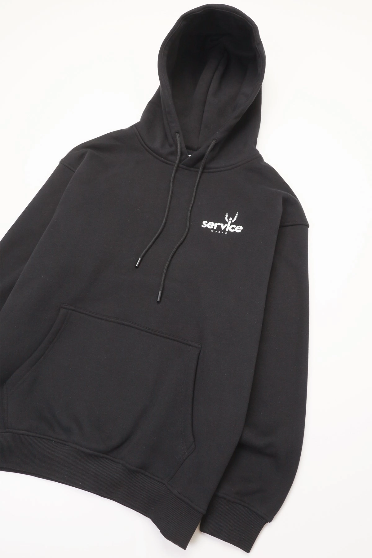 Essential Knitwear Service Works - Sommelier Hoodie - Black