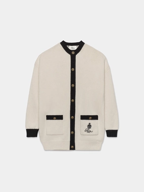 Timeless Layering Winter Styling Ritz Women's Cardigan -- Black Multi