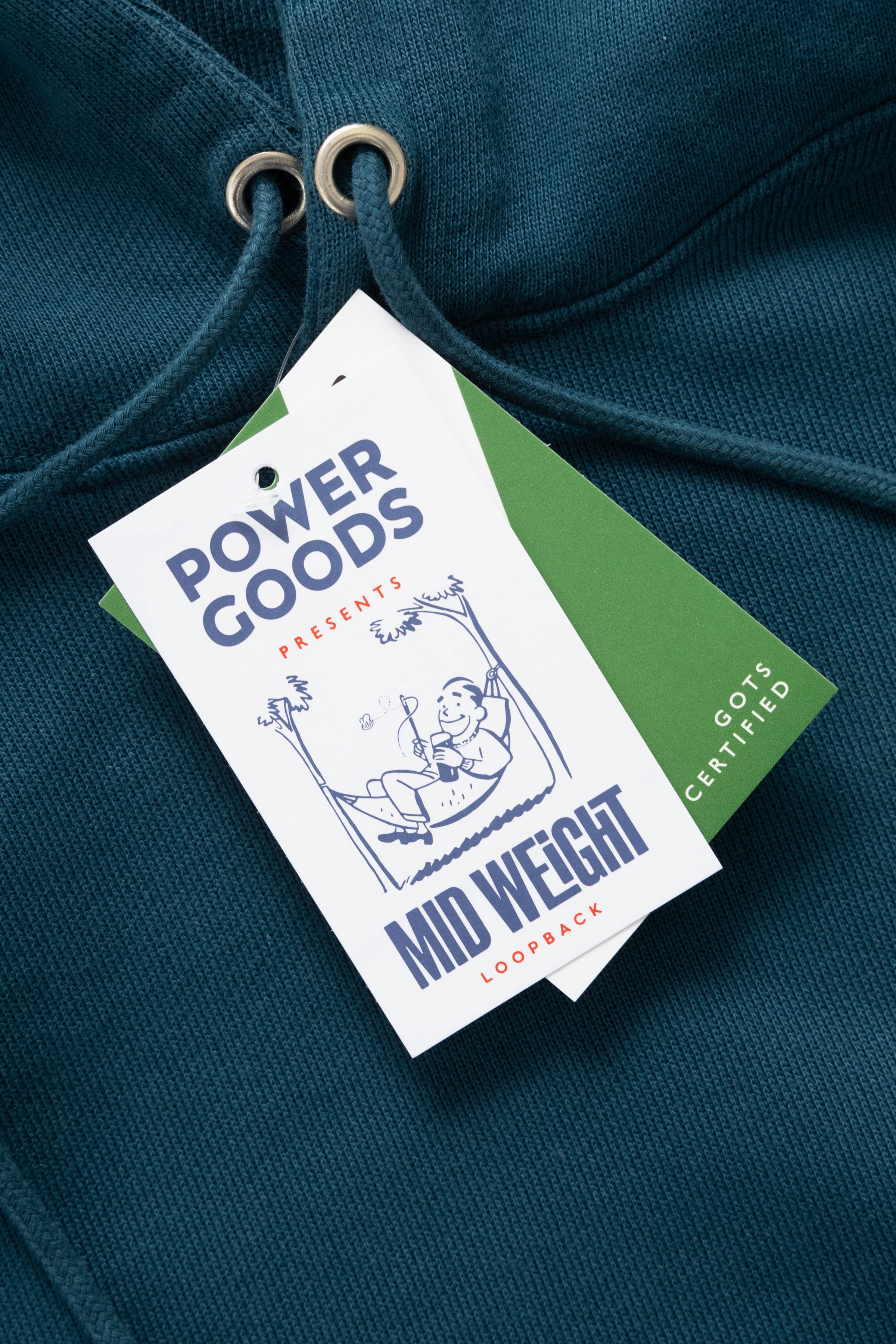 Power Goods - Loopback Hoodie - Harbour Layer Ready Quick Knit