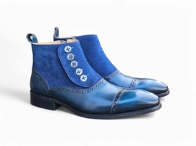 Steel Guard Weather Proof Leather & Suede Slip-On Boot