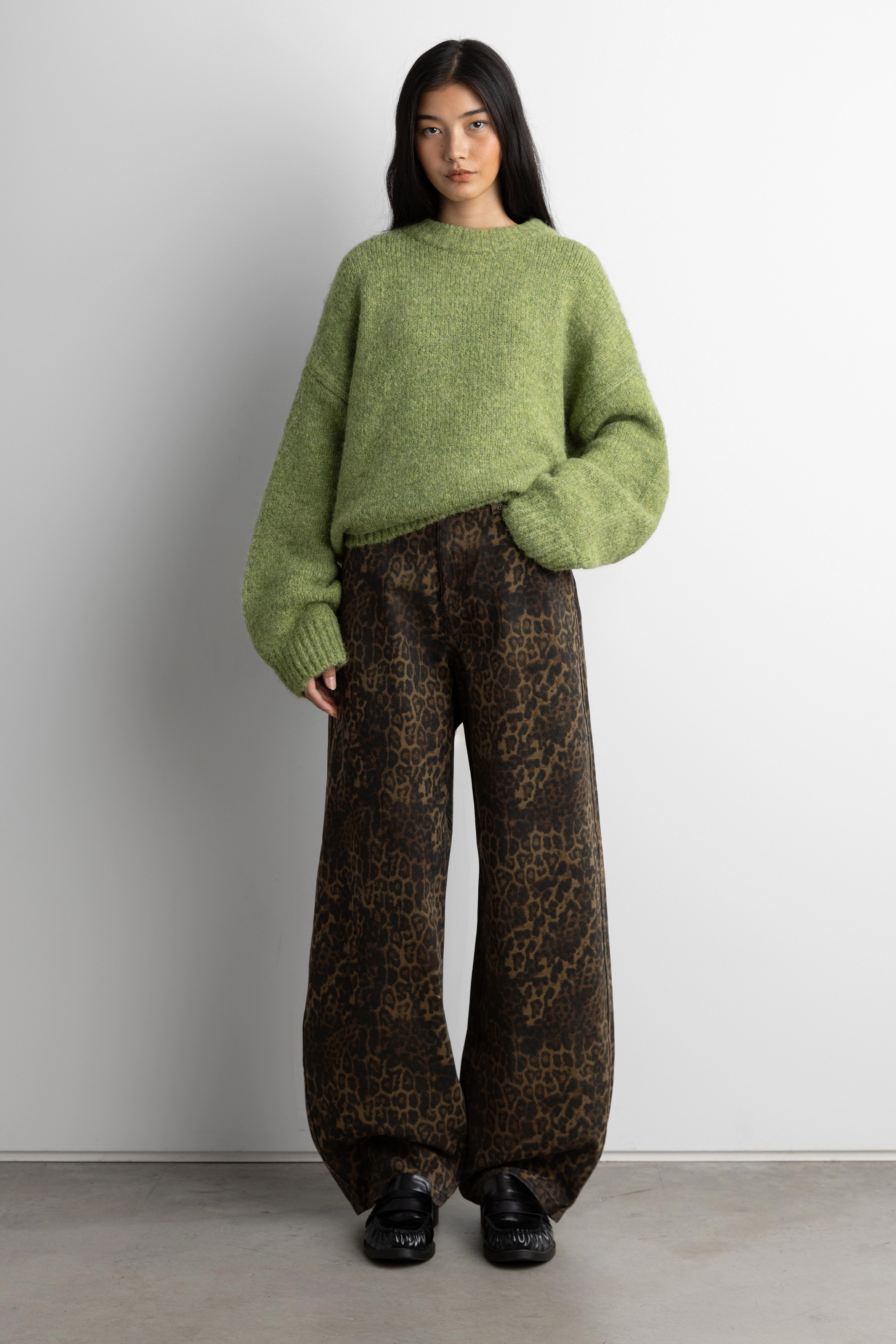 LEOPARD PRINT JEAN Flex Wear Design Cool Weather