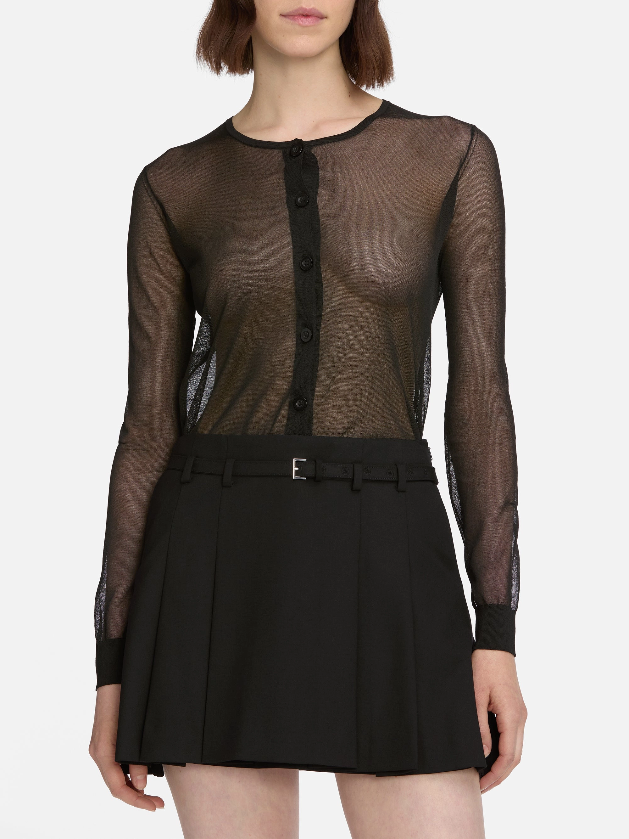 Fade Resistant Finish The Luxe Cardi -- Black