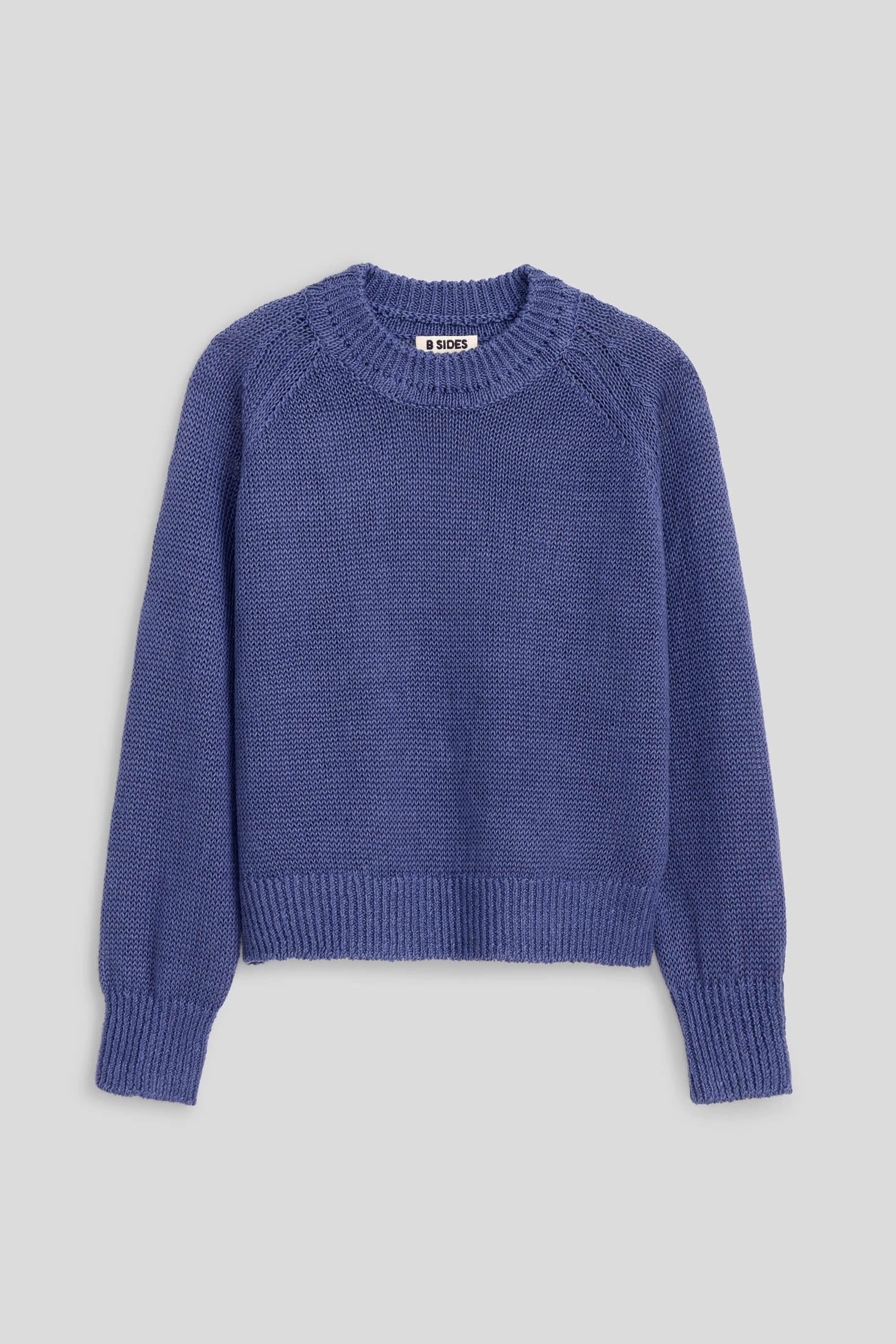 Roomy Comfort Lind Knit Crew Marine