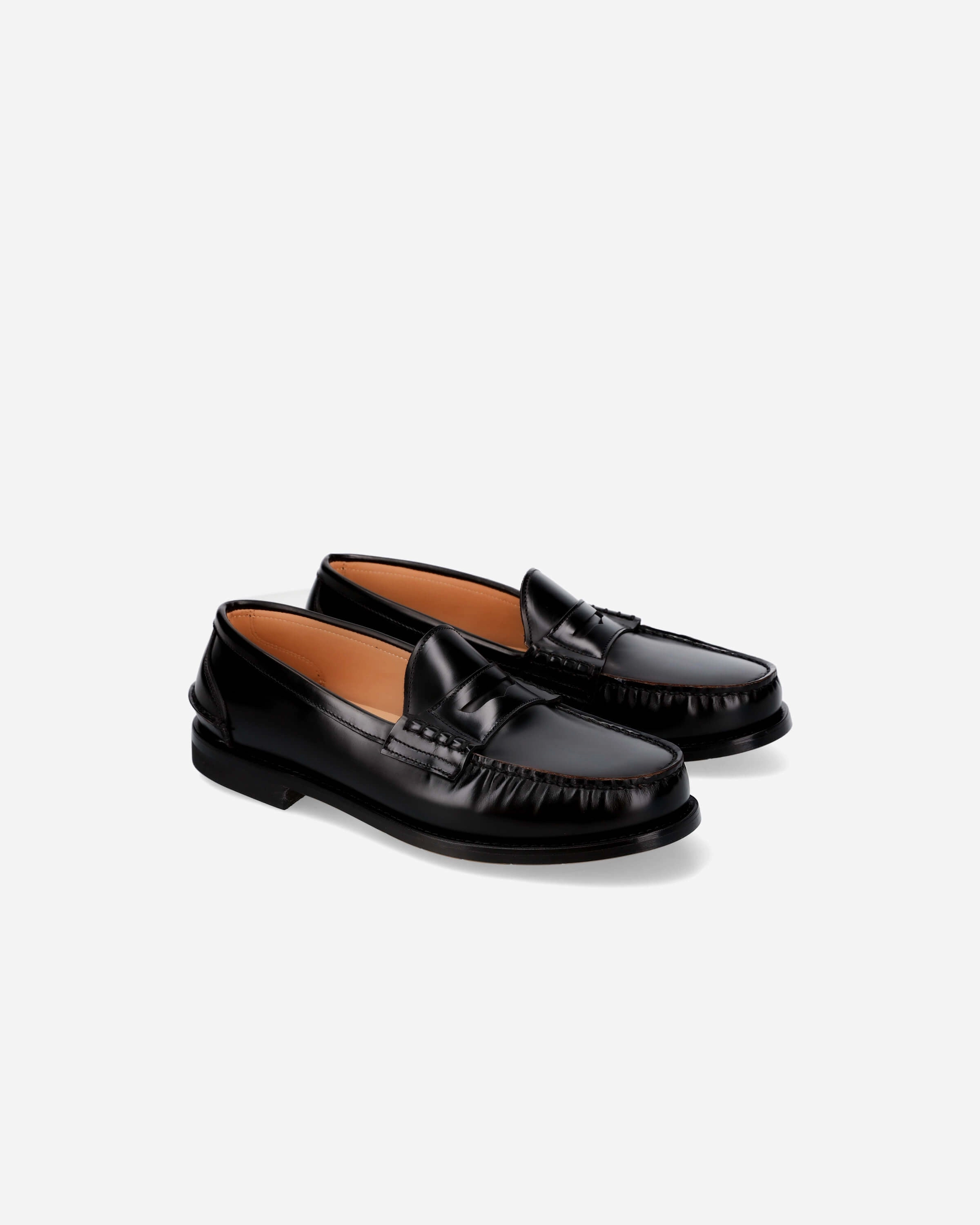 Loafer 32156ZB Calfskin Leather with Leather Sole Step Path Coffee Spot Lane