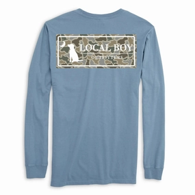 Local Boy Sand Dog & Moon Plate L/S T-Shirt Pullover