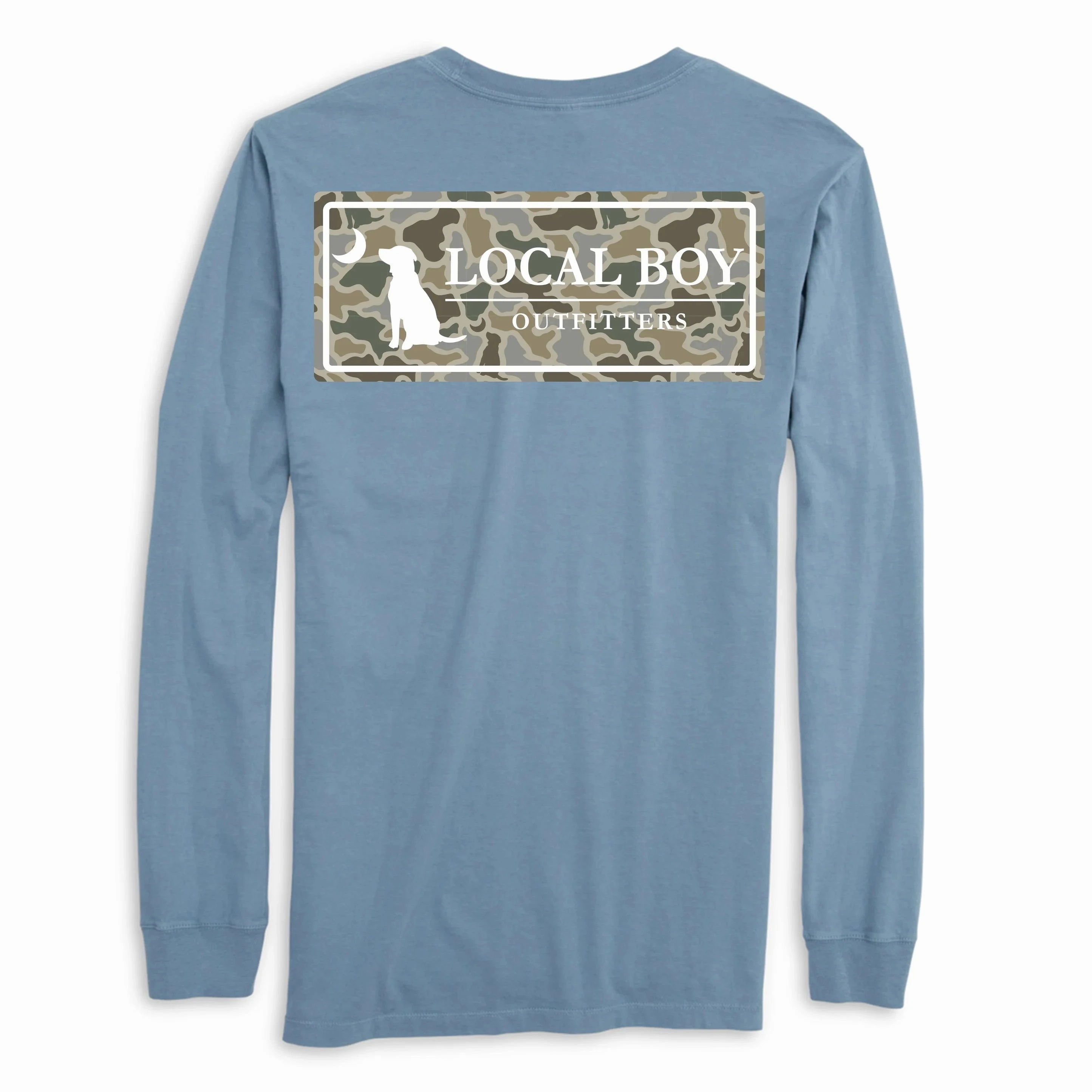 Local Boy Sand Dog & Moon Plate L/S T-Shirt Summer - wear