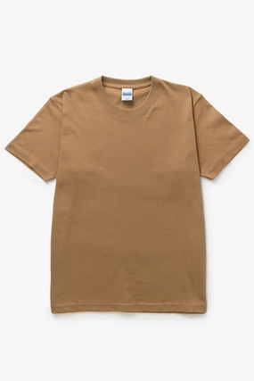 United Athle - 4252 7.1oz Heavyweight T-Shirt - Light Brown Multi Panel Structure vacation wear