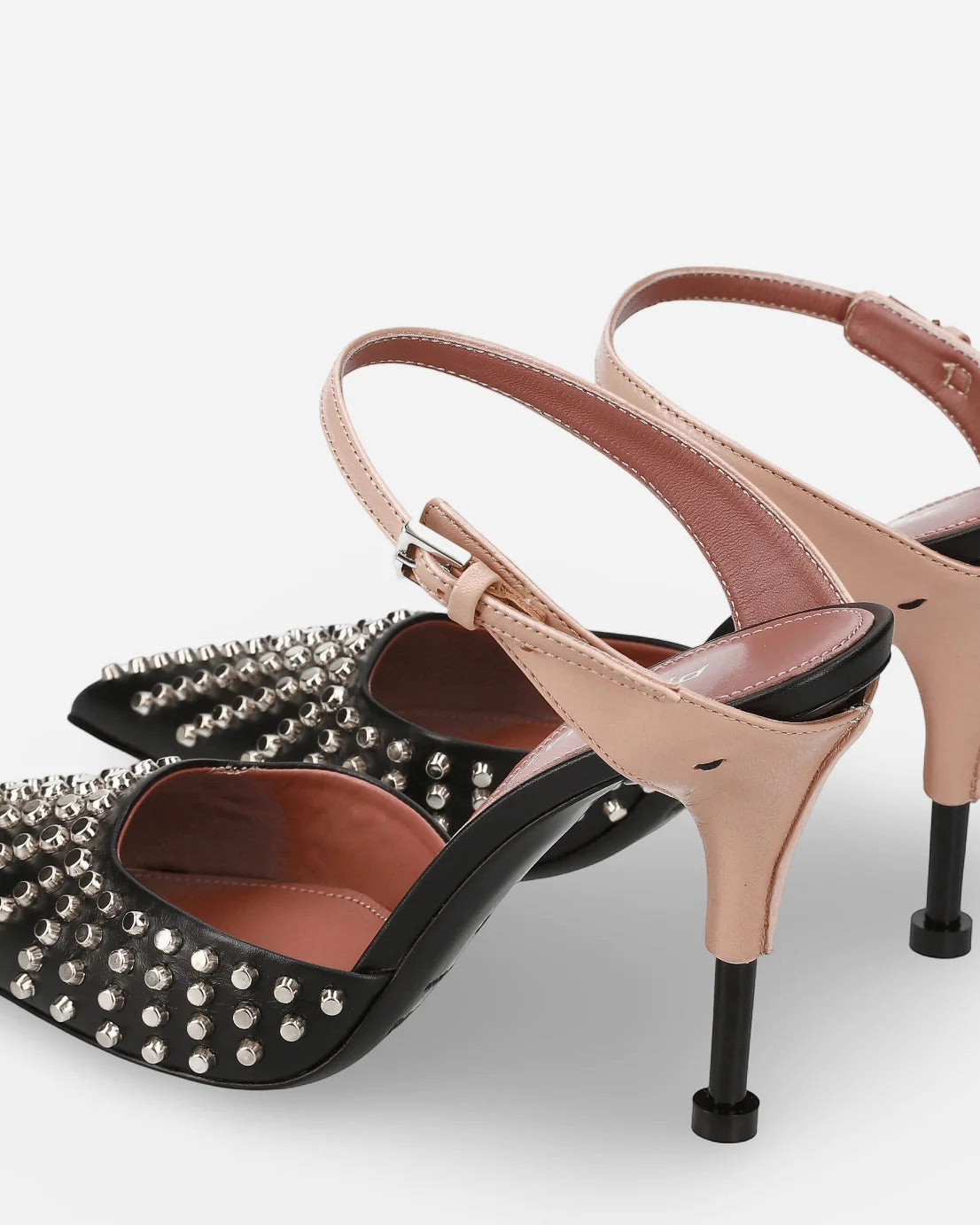 Mules Rock con Borchie M7027A Strappy Style Evening Heels