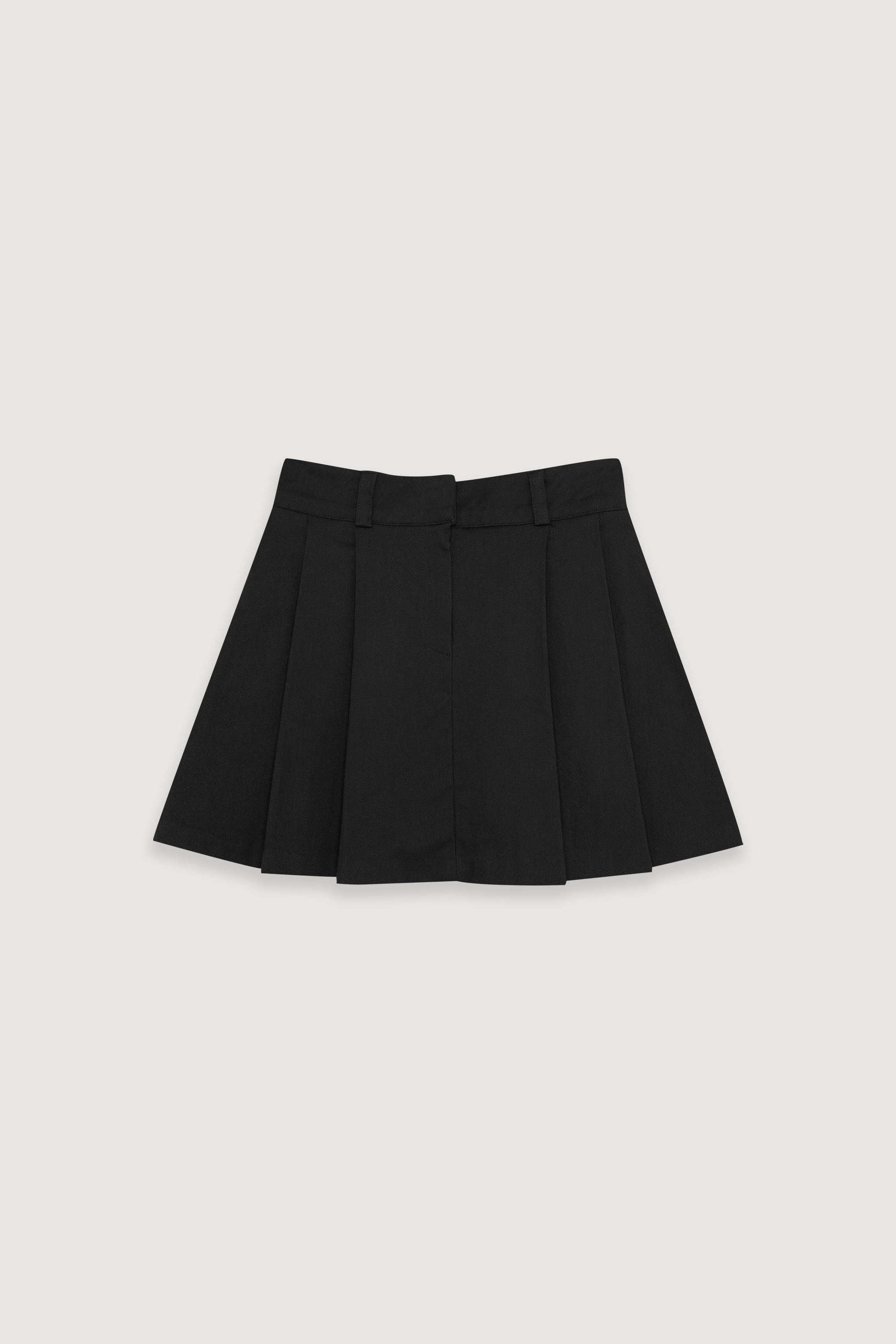 WOVEN PLEATED TENNIS SKIRT Crisp Fit Autumn Stroll