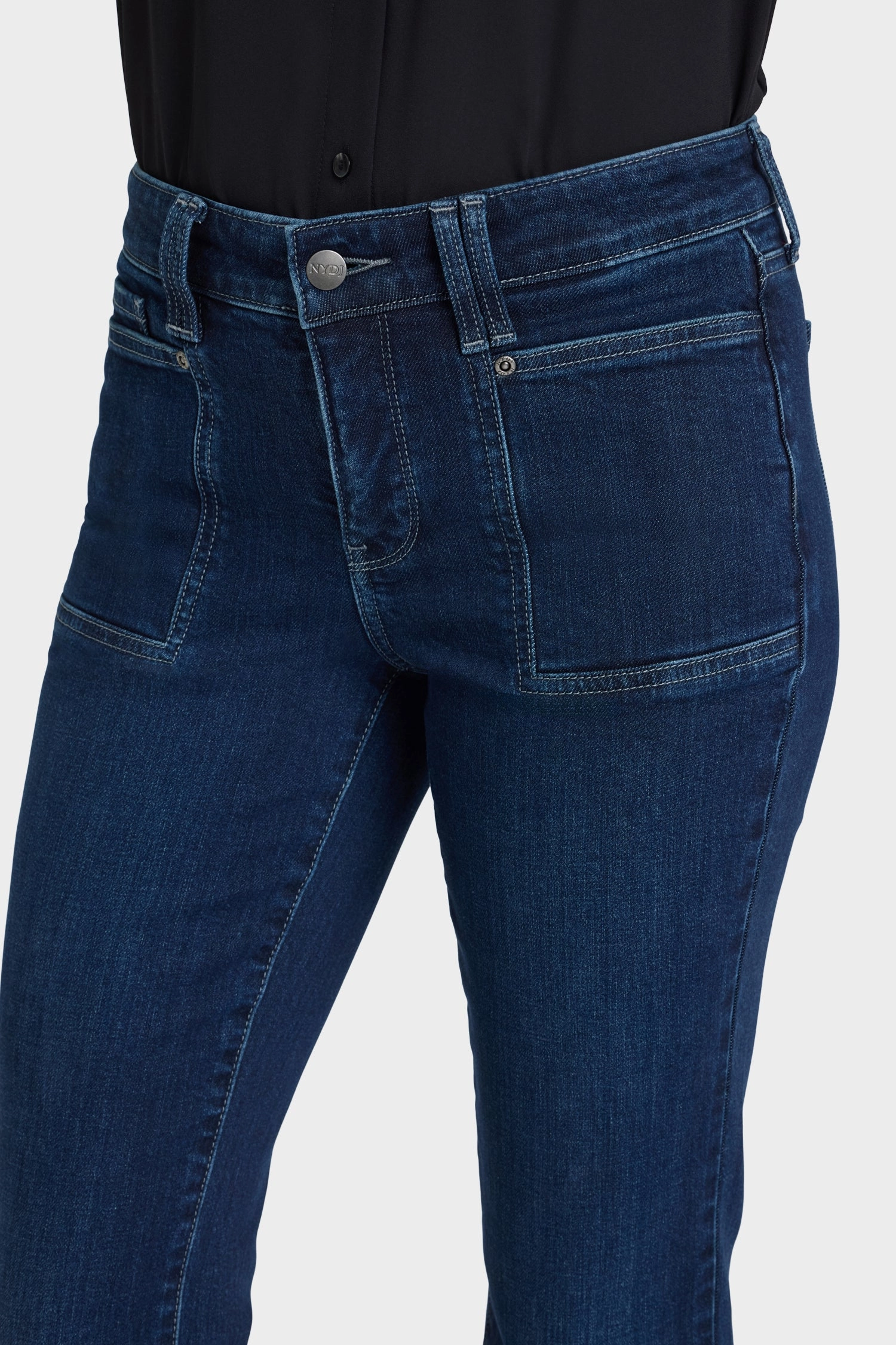 Eco Friendly Denim Marilyn Straight Jeans - Ink Skyline