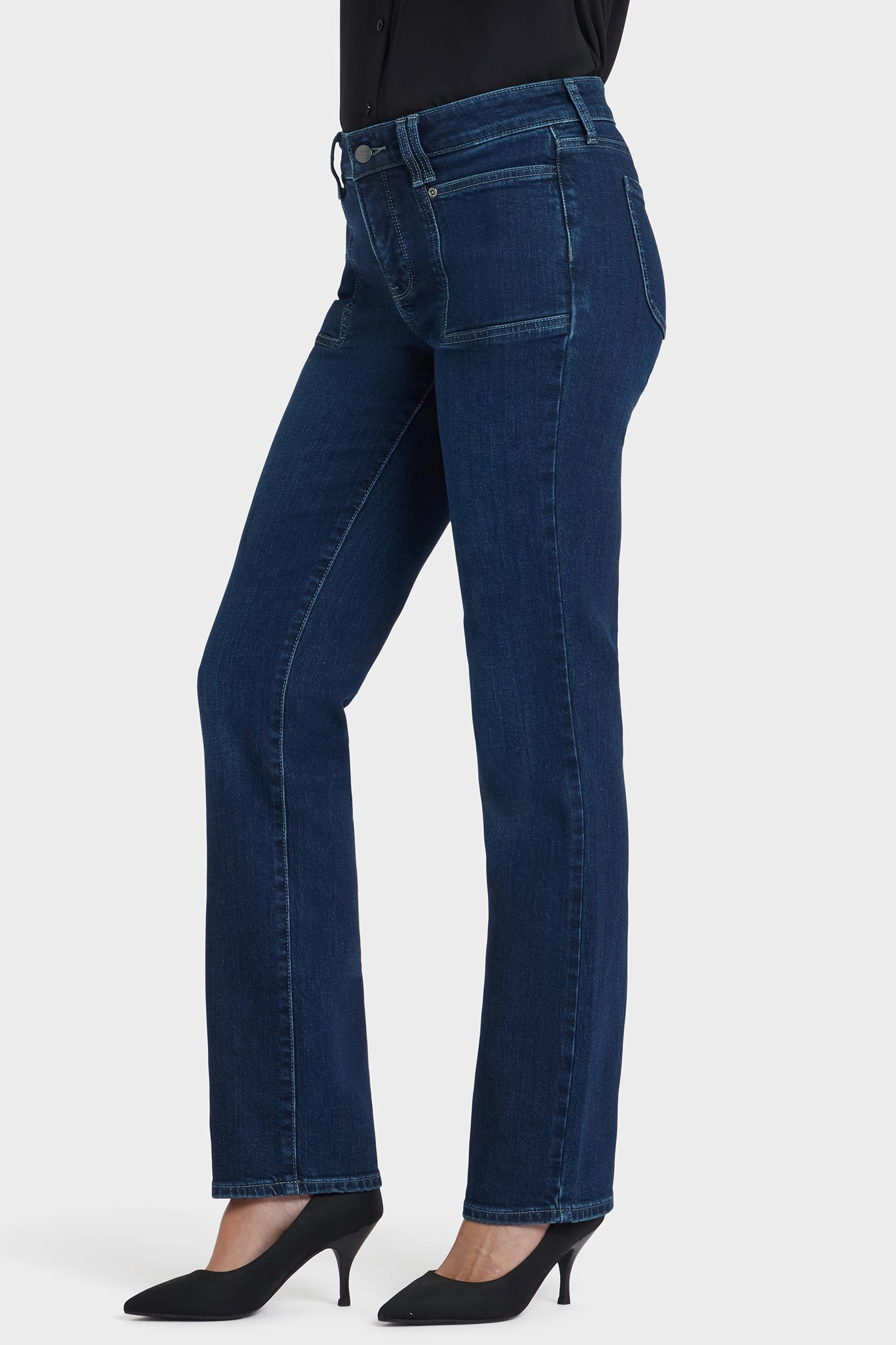 Marilyn Straight Jeans - Ink Skyline Pre Shrunk Material