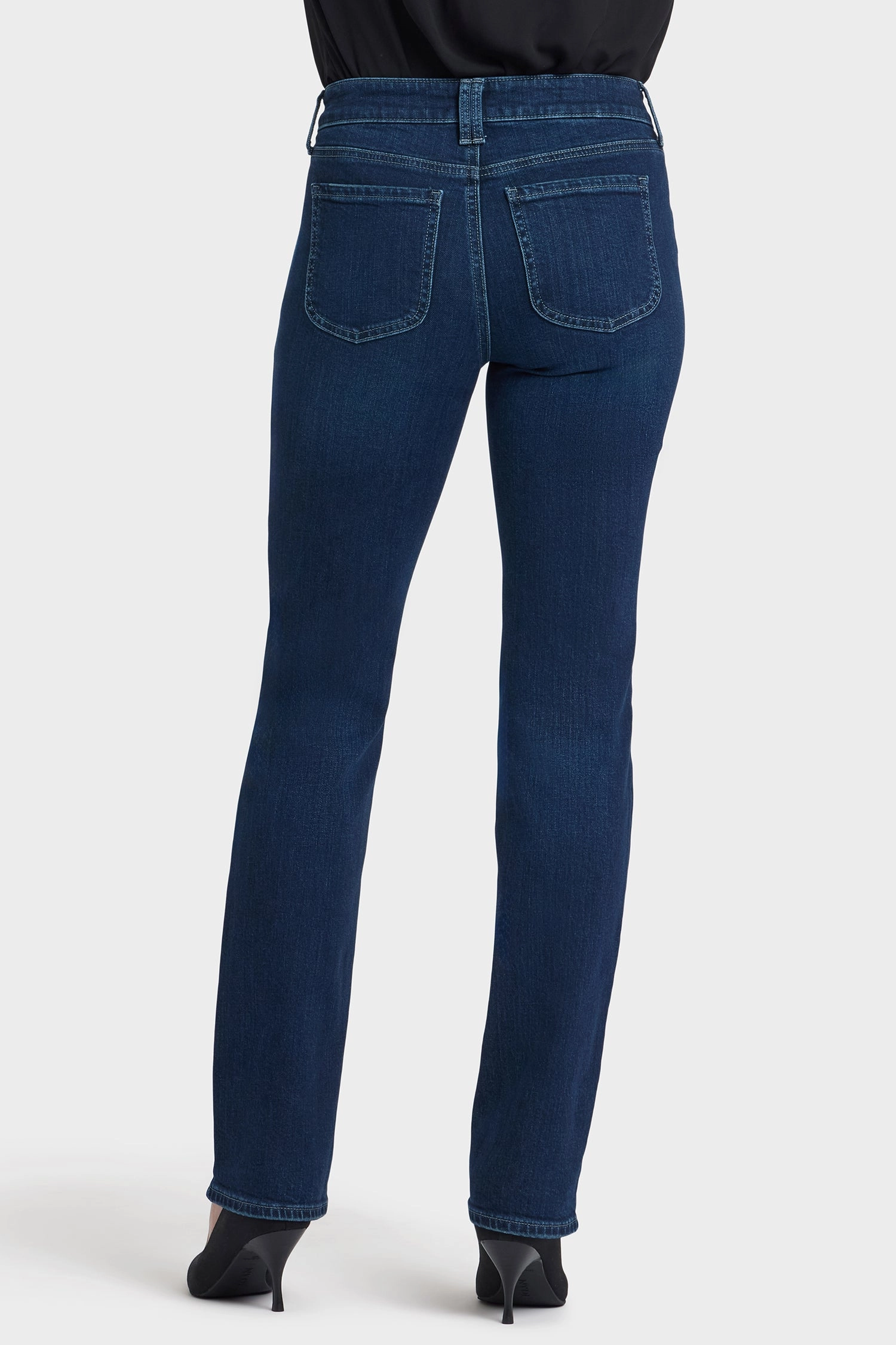Smart Casual Classic Wear Marilyn Straight Jeans - Ink Skyline