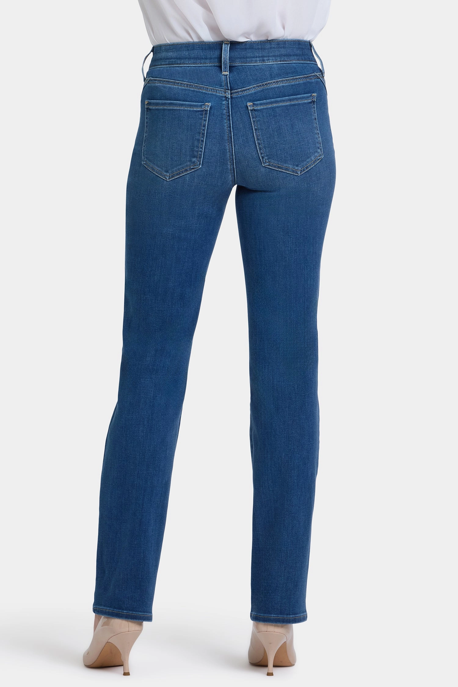 Marilyn Straight Jeans - Opera Blue Relaxed Feel Work Meeting Beach Day