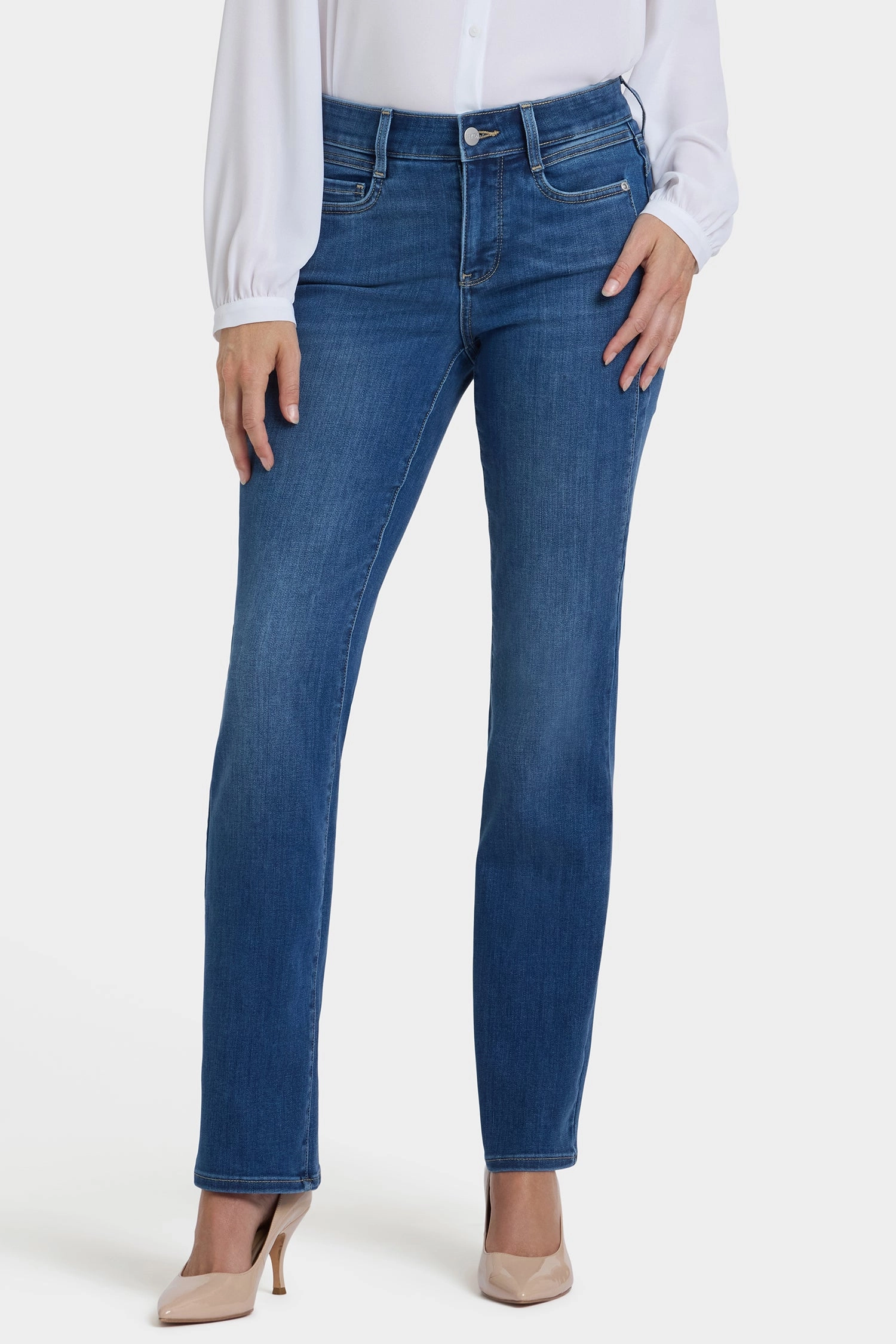 Marilyn Straight Jeans - Opera Blue High-waisted Life Ready