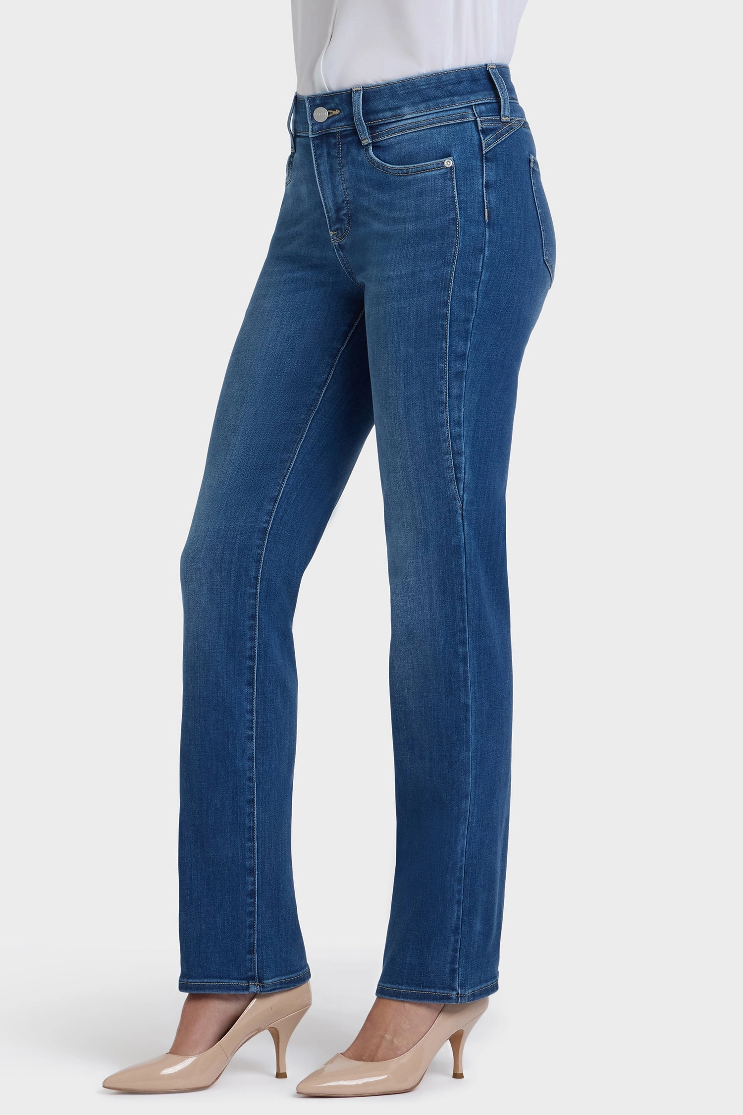 Marilyn Straight Jeans - Opera Blue Soft Finish Spring Mood Affordable