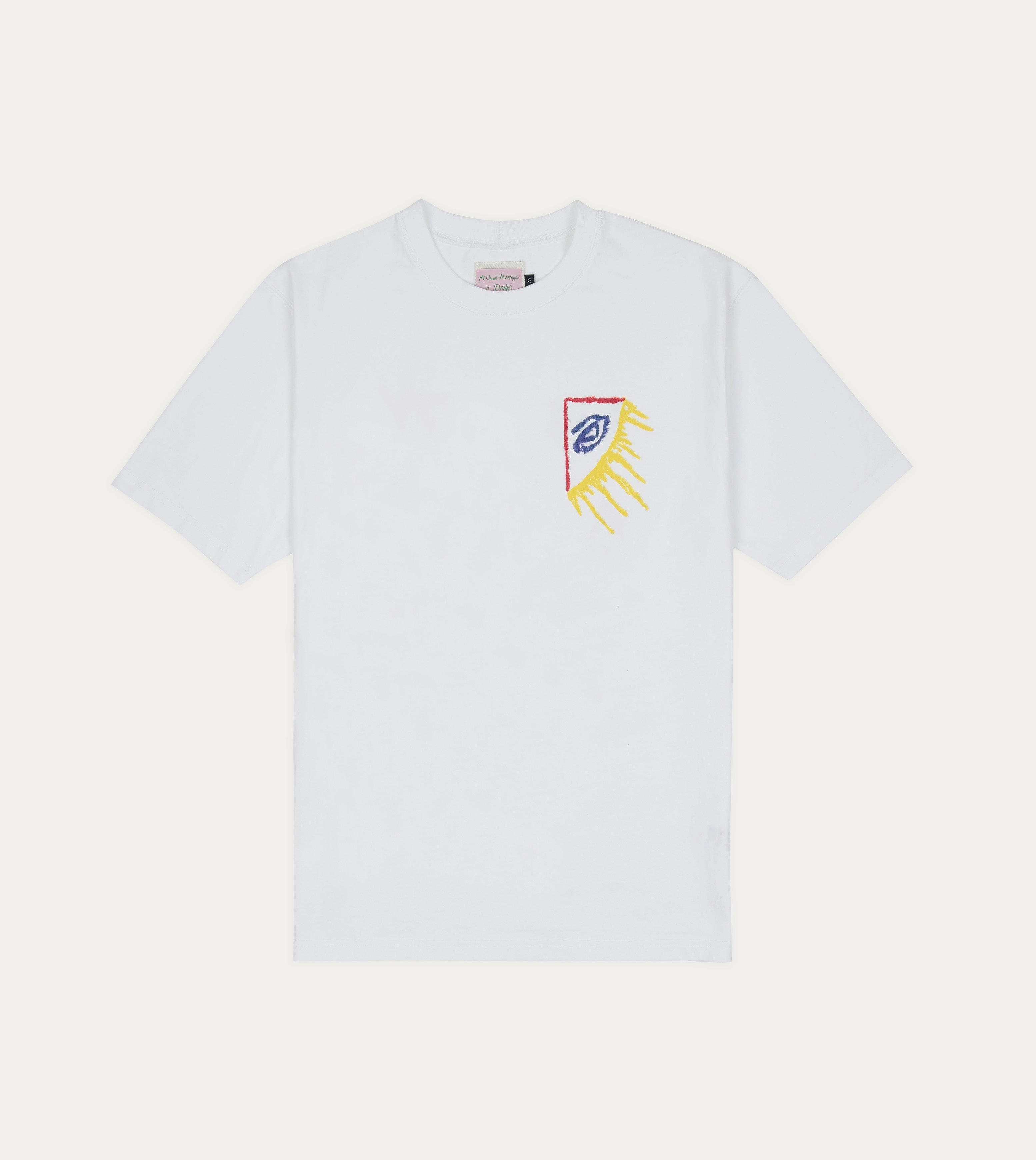 Michael McGregor for Drake's Dolphin T-Shirt Flexible Ribbed Cuffs