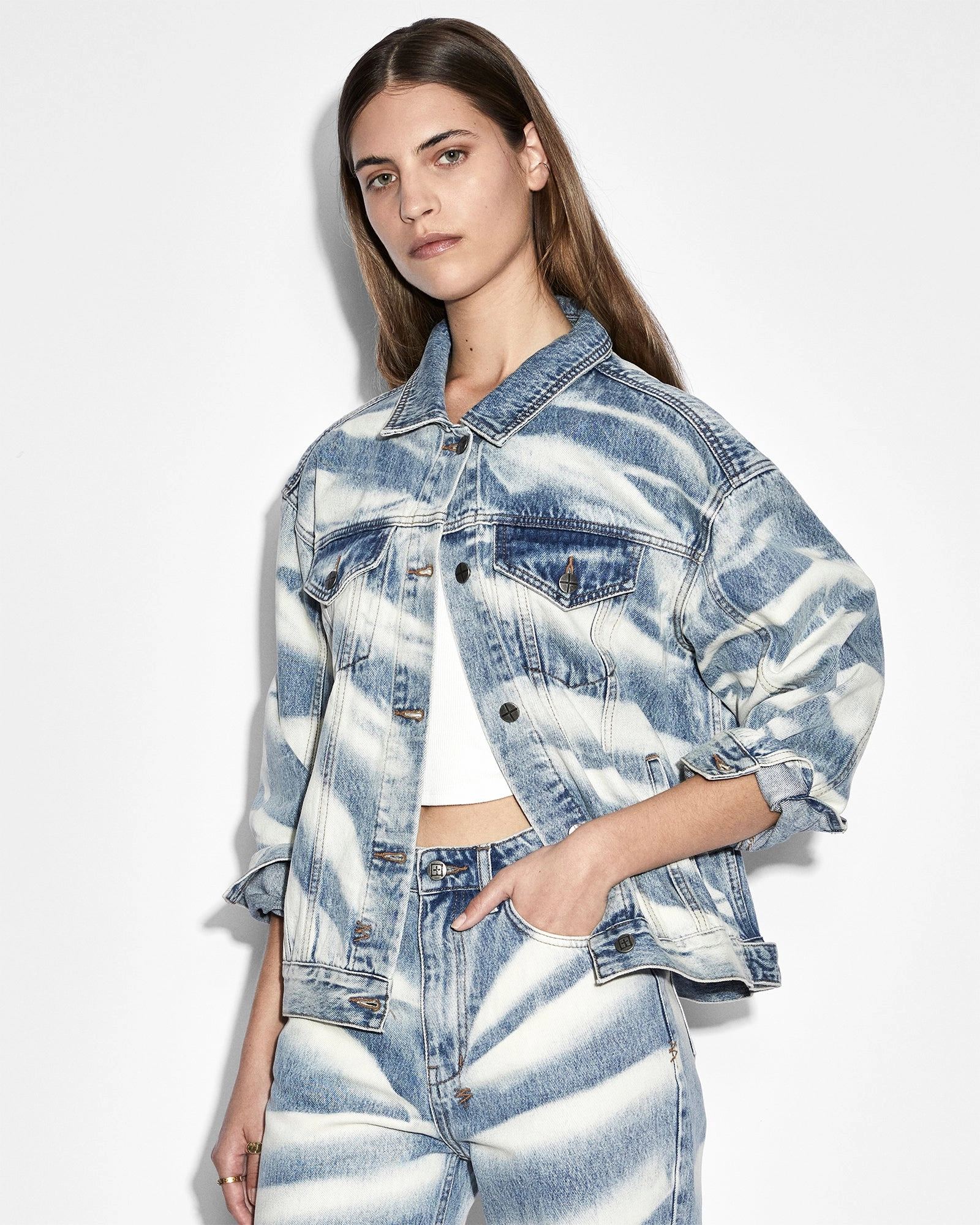 OVERSIZED JACKET STROKES Weekend Casual Noise Reduction Design