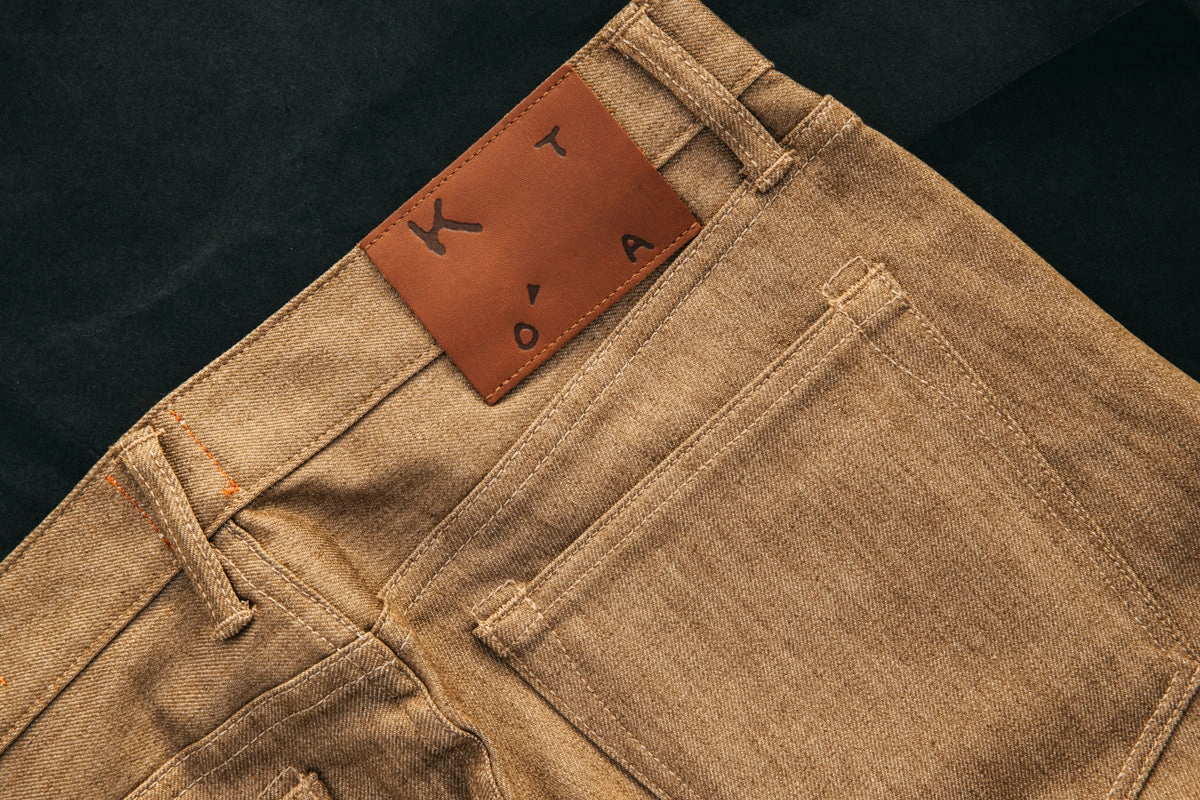 The Pen Slim - Copper Raw 10.5oz Selvedge Timeless Comfort