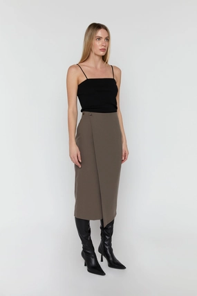 Chill Tones Romantic Vibe MIDI SKIRT