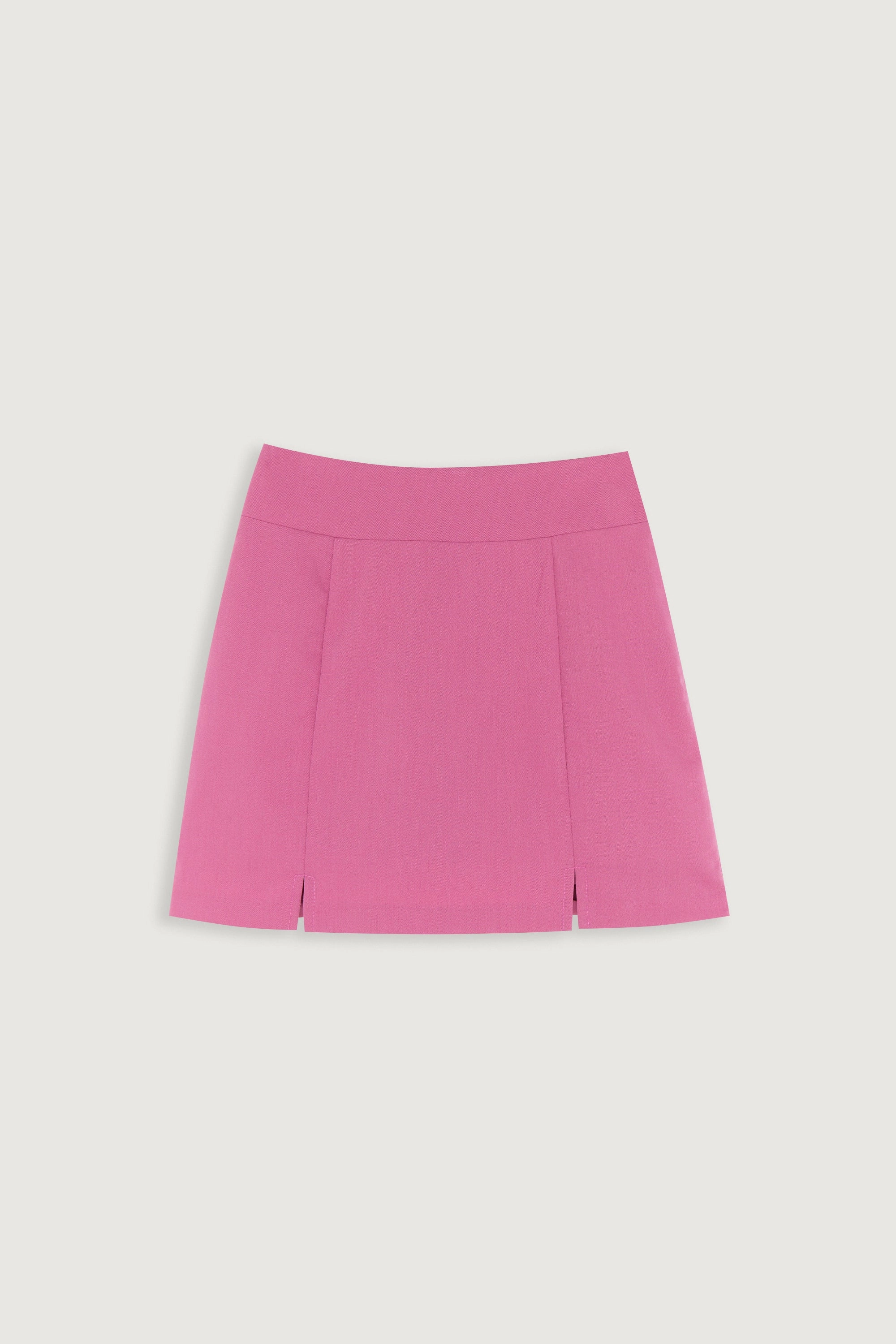 MINI SKIRT WITH PLEAT Tailored Cut