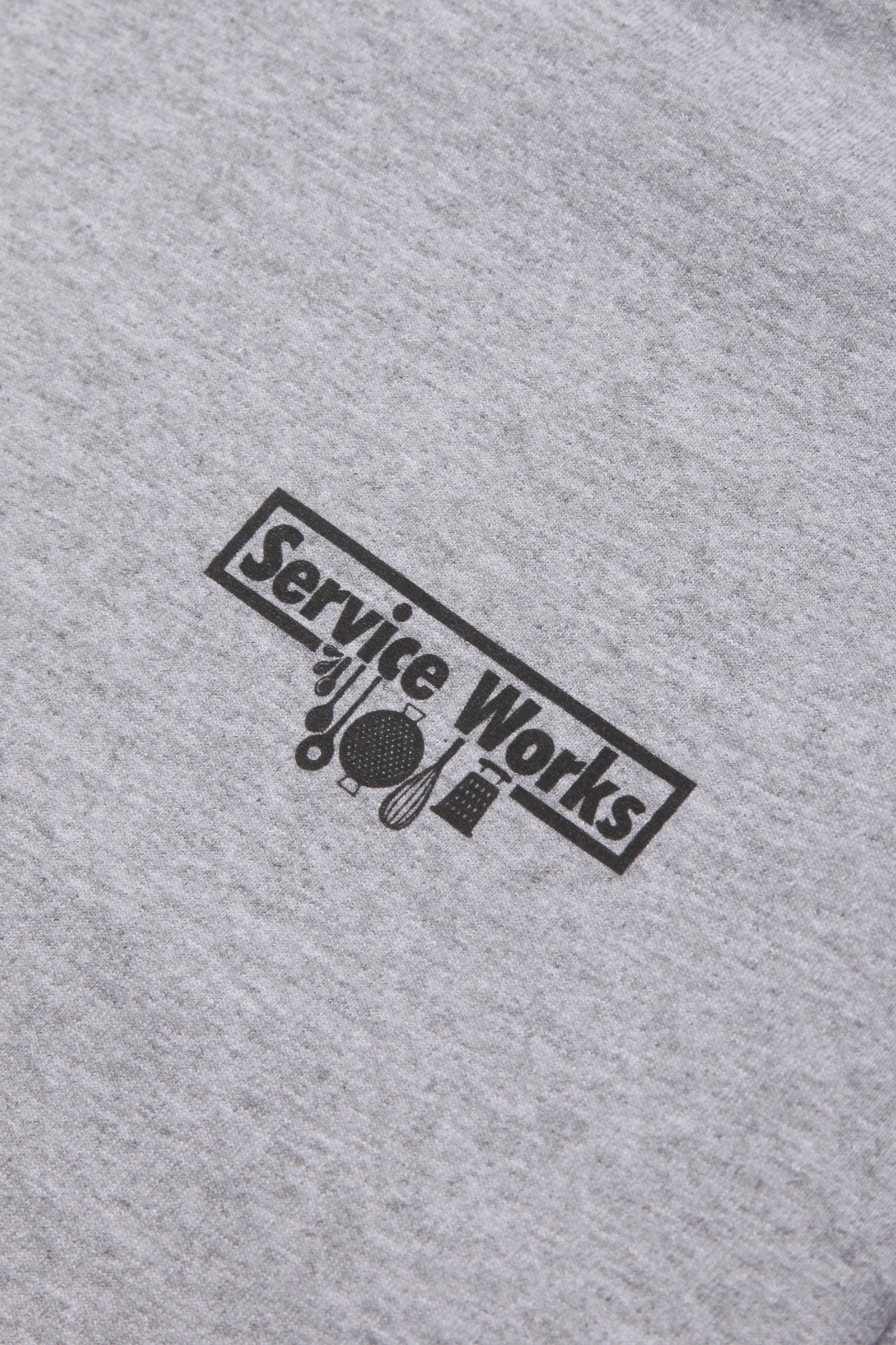Service Works - Heavyweight Logo Tee - Grey Slim fit clothing VintageWash