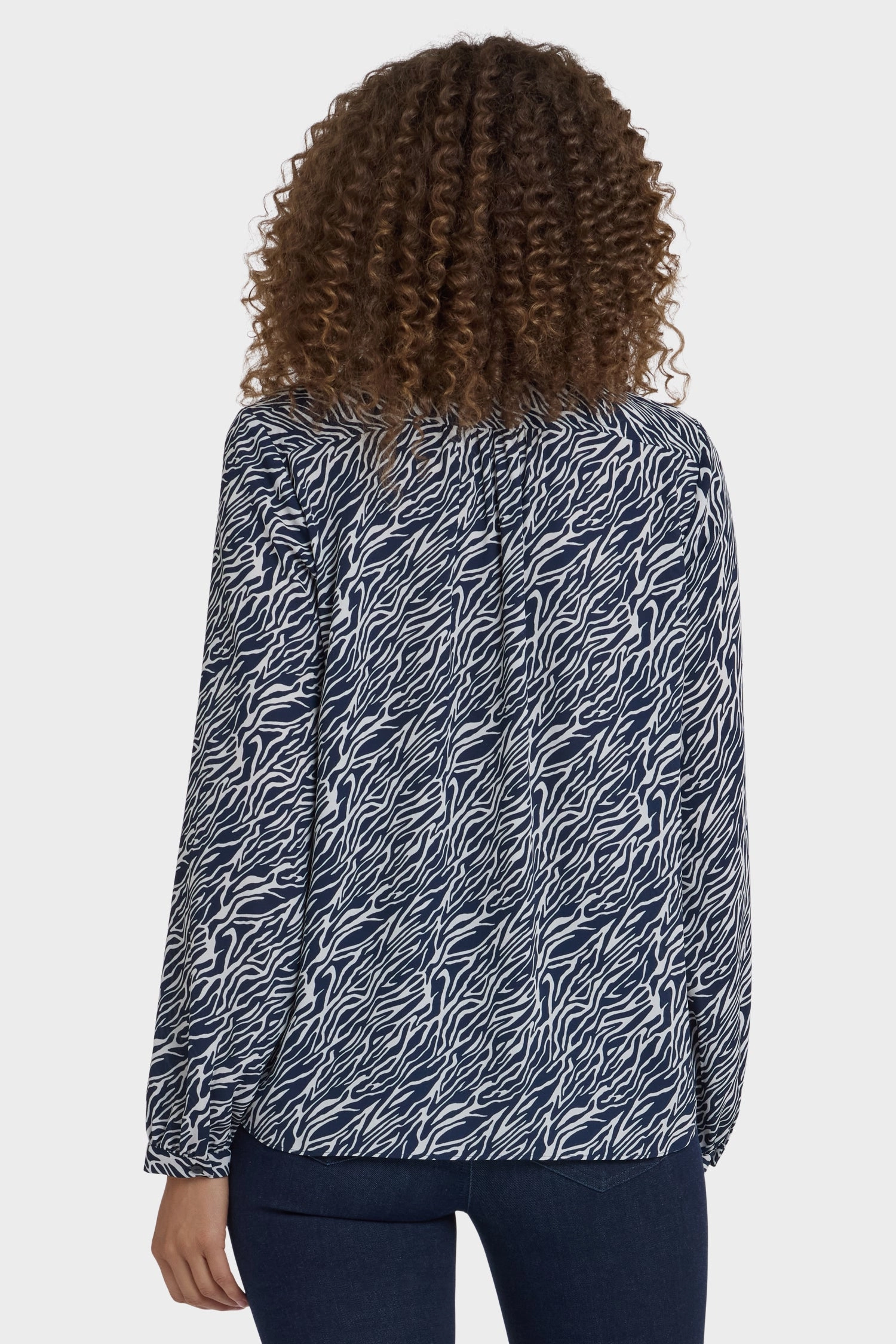 Functional Wear Unisex wear Modern Blouse - Vintage Zebra