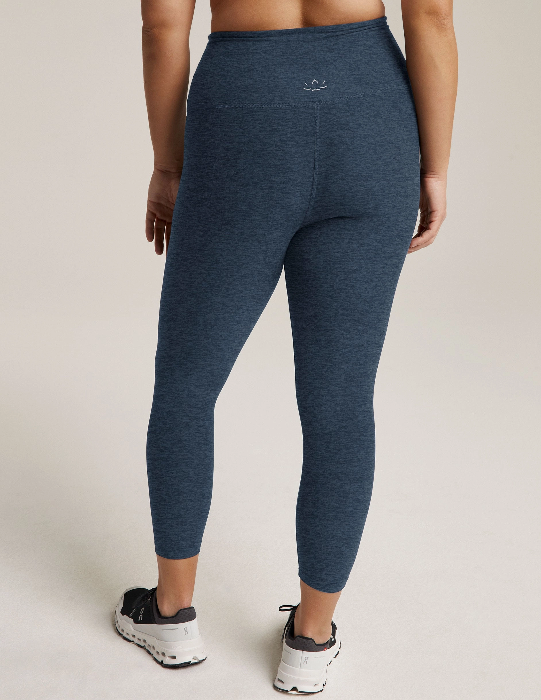 Spacedye Walk And Talk High Waisted Capri Legging City Walk Rib Knit Luxury Choice Mountain Hike