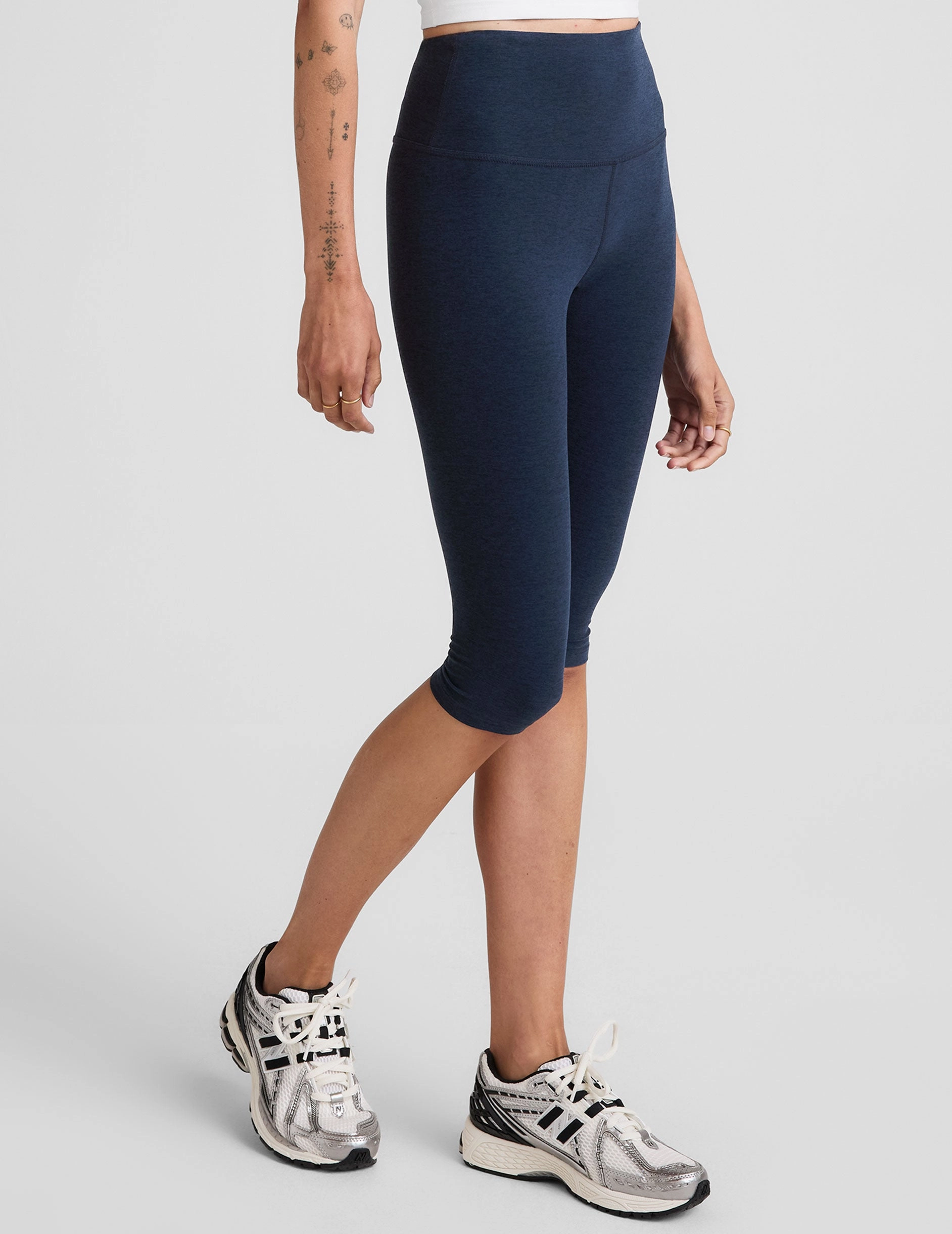 Spacedye Pedal Pusher High Waisted Legging Four Way Daily Routine