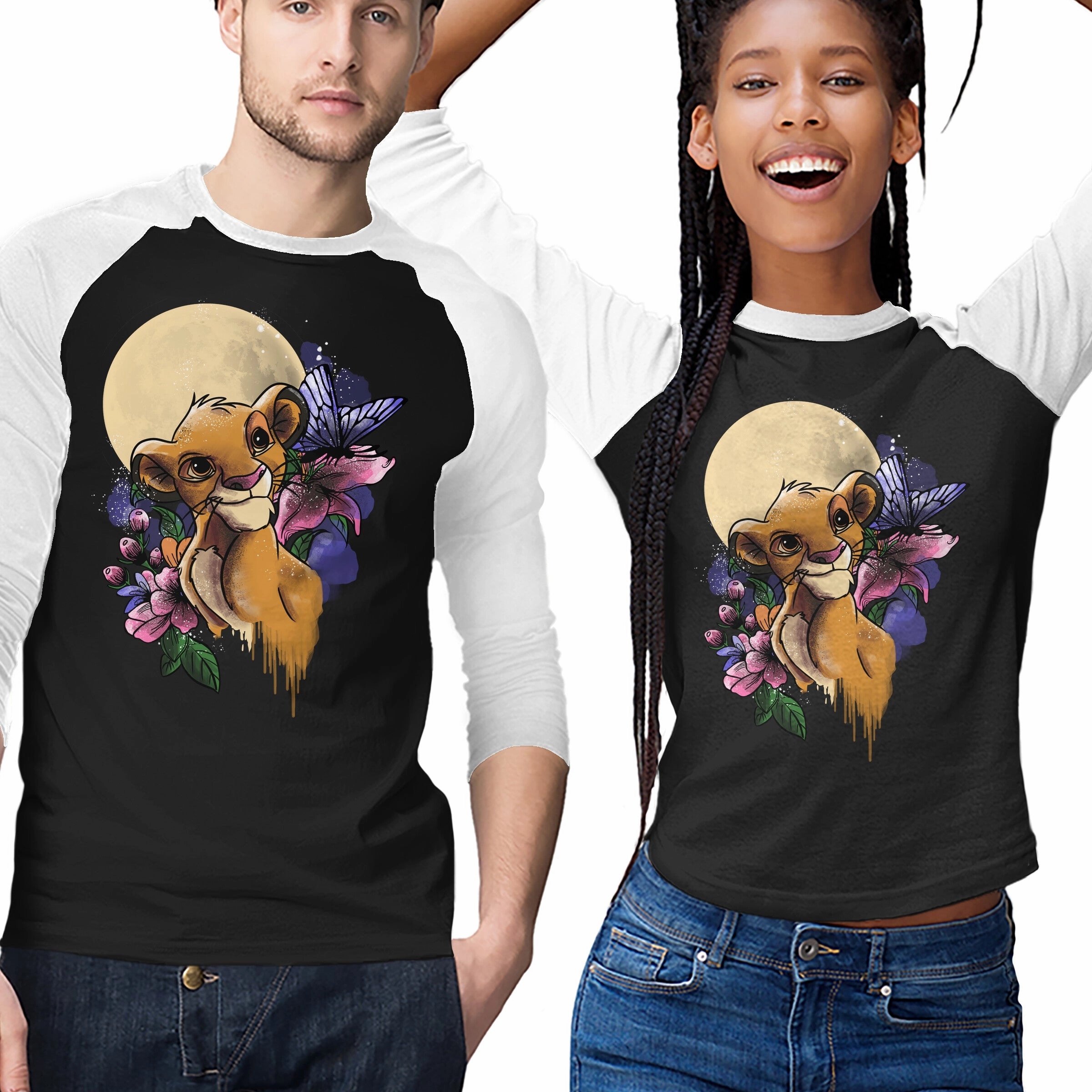 Active Comfort Style Stretch Jersey Knit Moonlight Lion Cub