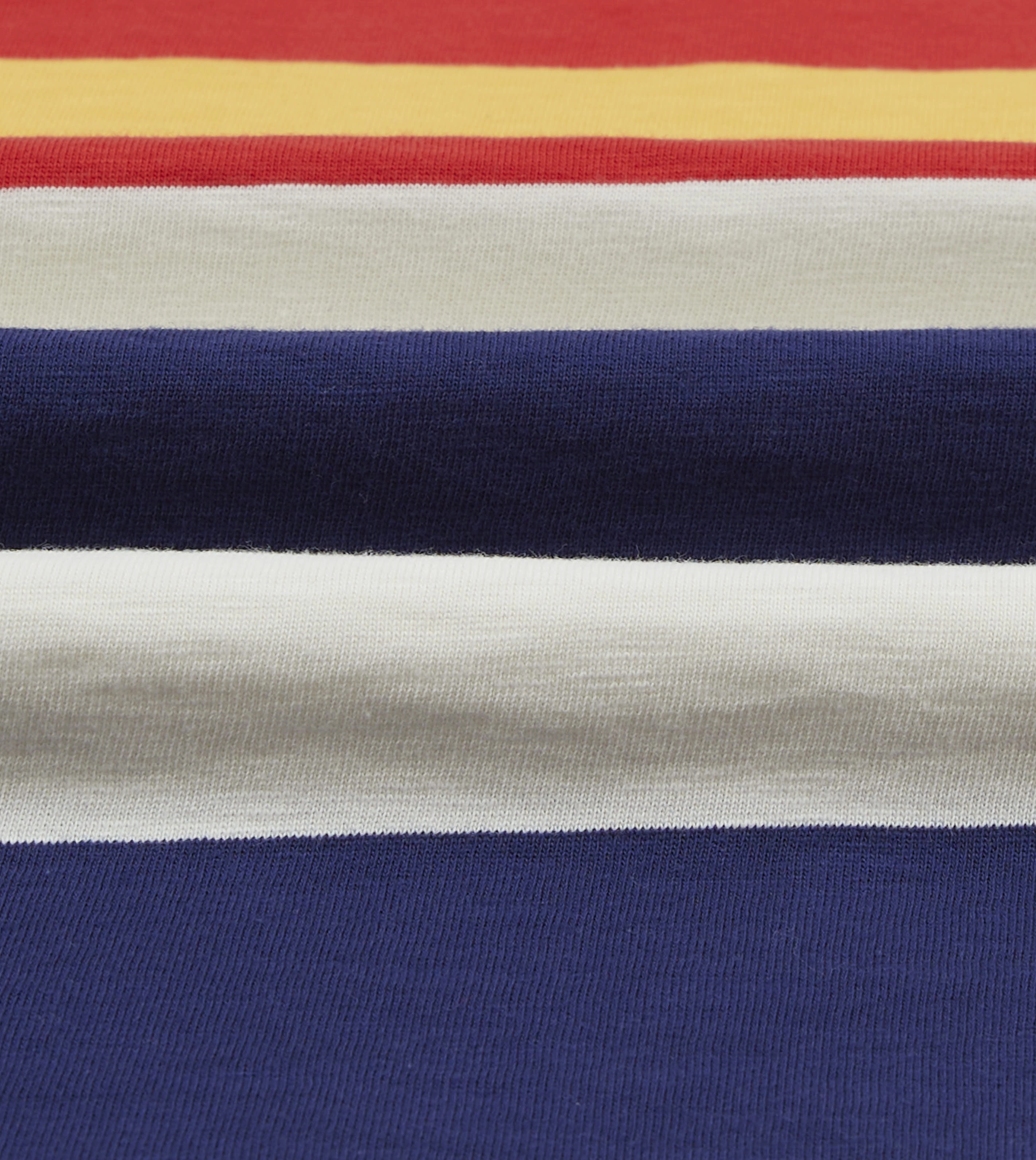 Odor control Multi Stripe Flam?? Cotton Rugby Shirt